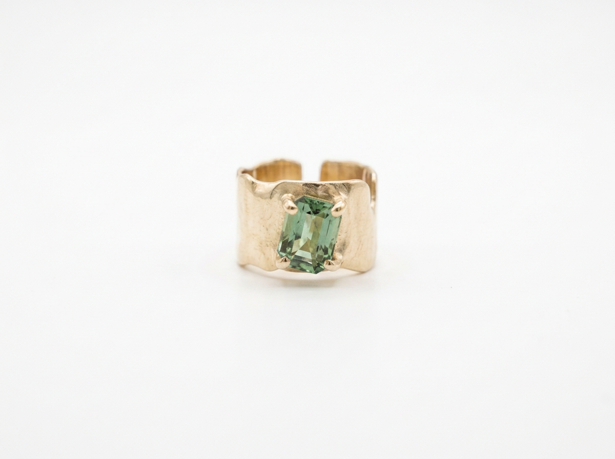 MONOLITH RING TURMALIN GELBGOLD (14k / 18k)