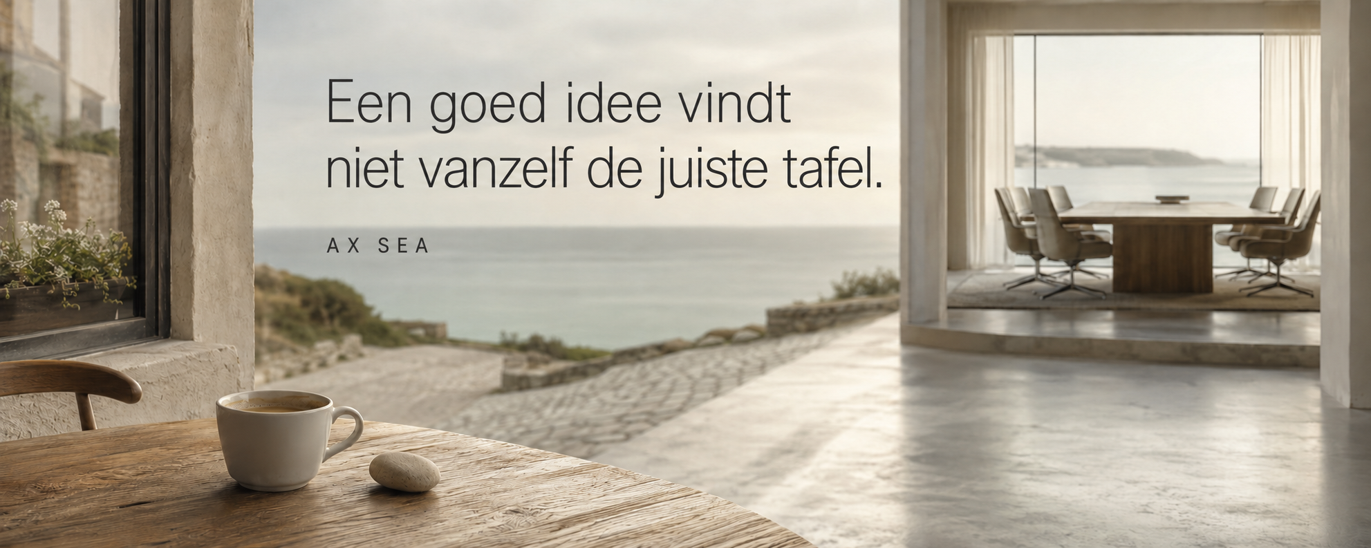 Ik las een waarheid. Ik zag een werkelijkheid.