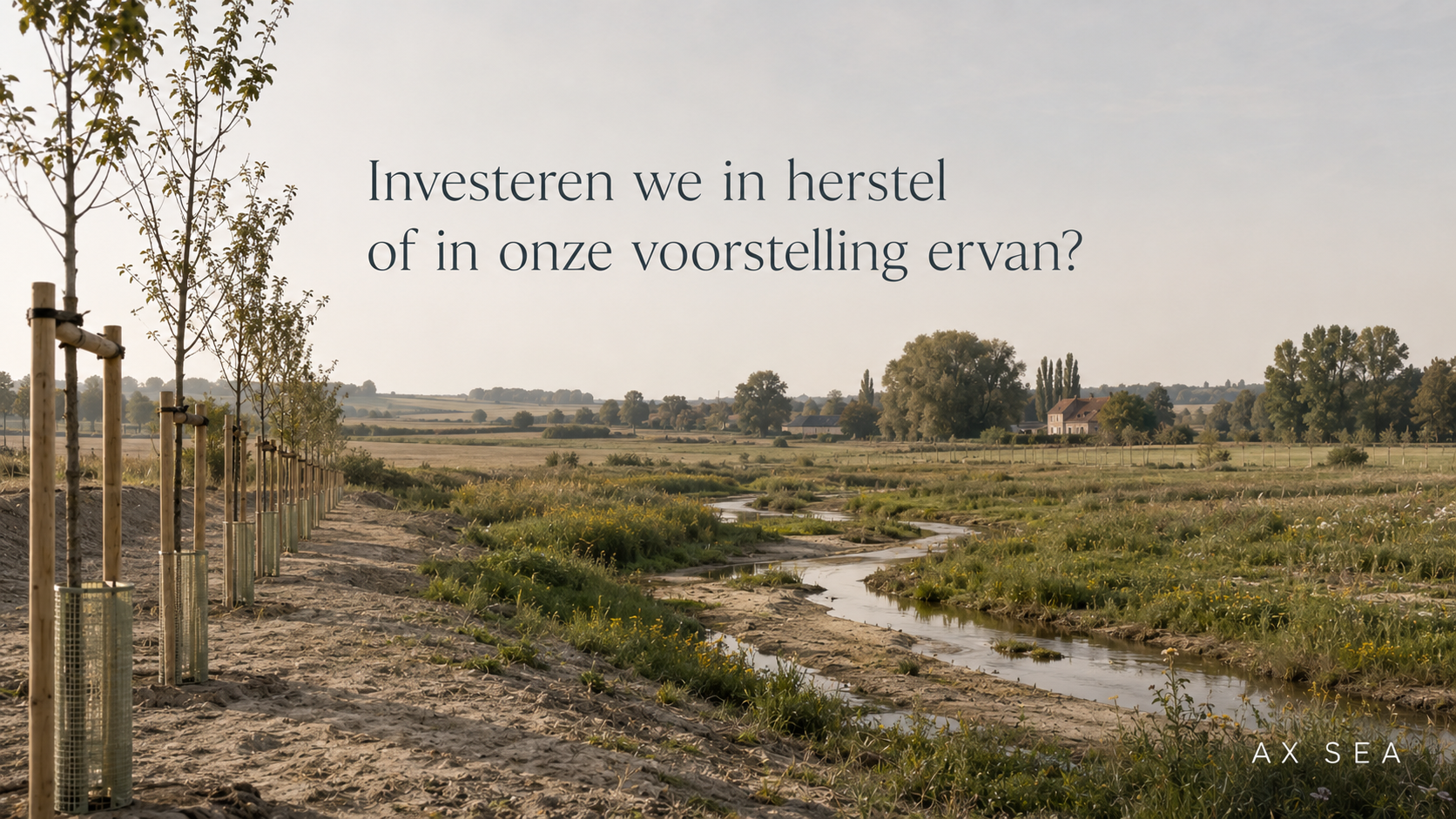 Investeren we in herstel of in onze voorstelling ervan?
