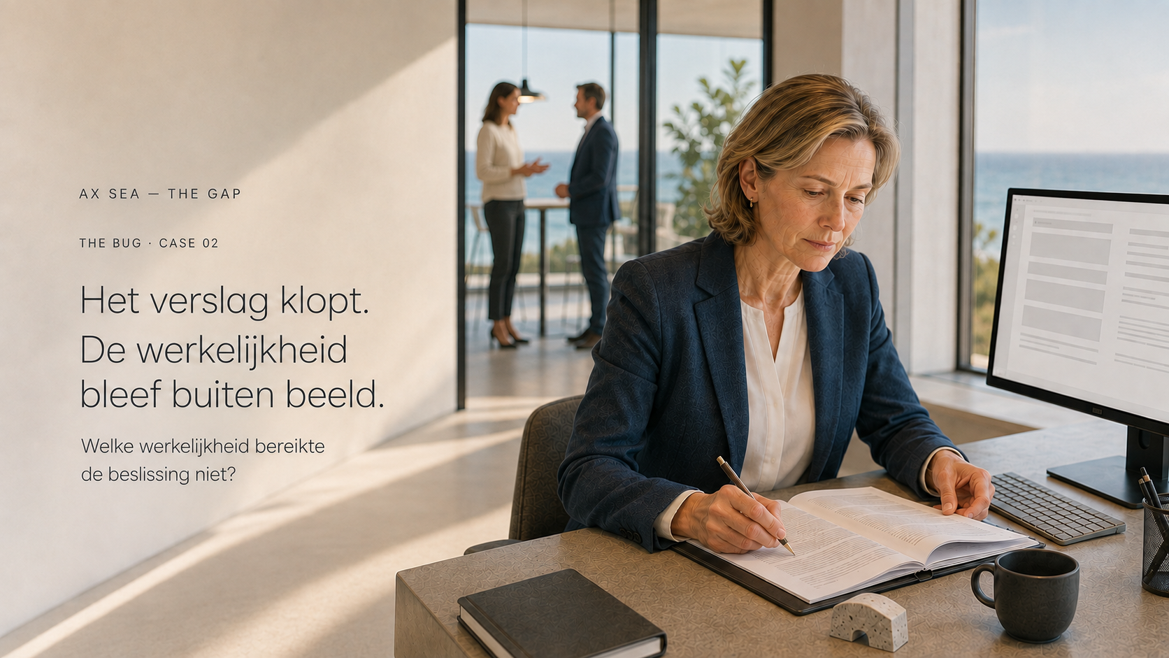 Het verslag is correct. Welke werkelijkheid ontbreekt?