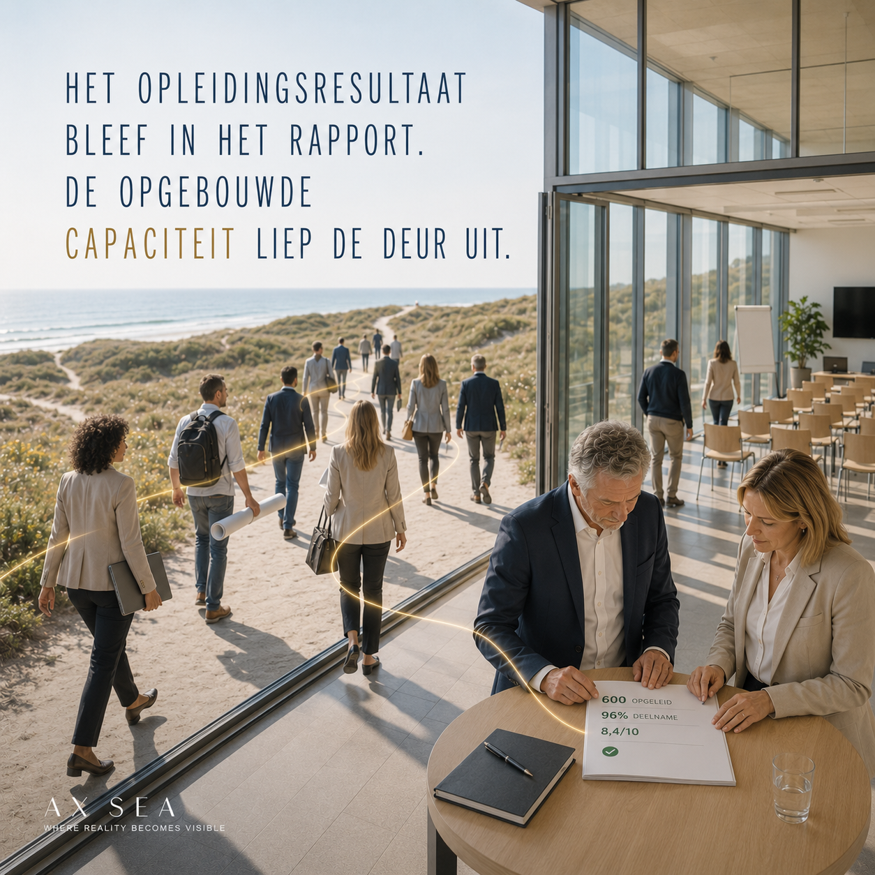 We hebben 600 medewerkers opgeleid. 80% is vertrokken.