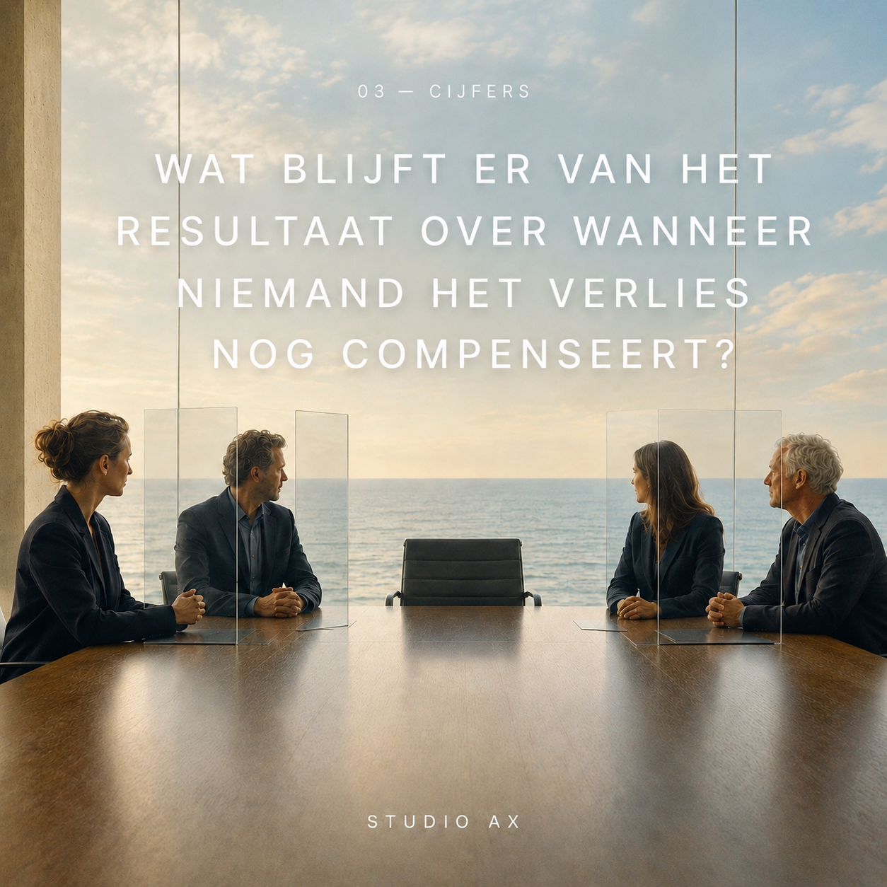 WAT BLIJFT ER VAN HET RESULTAAT OVER WANNEER NIEMAND HET VERLIES NOG COMPENSEERT?