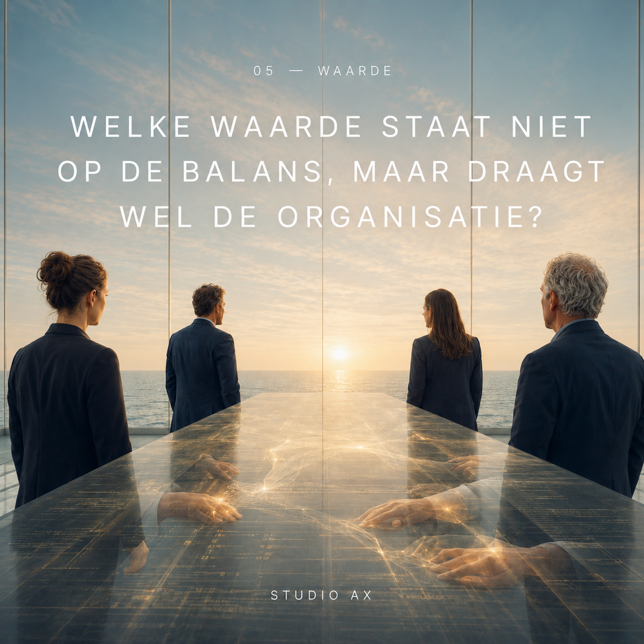 WELKE WAARDE STAAT NIET OP DE BALANS, MAAR DRAAGT WEL DE ORGANISATIE?