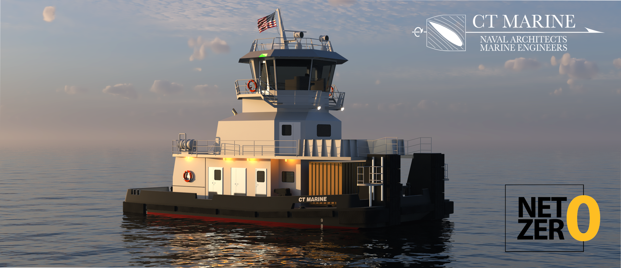 SENTOW  68' Electric Fleeting Towboat |  Conceptual, Detail & Production Design.