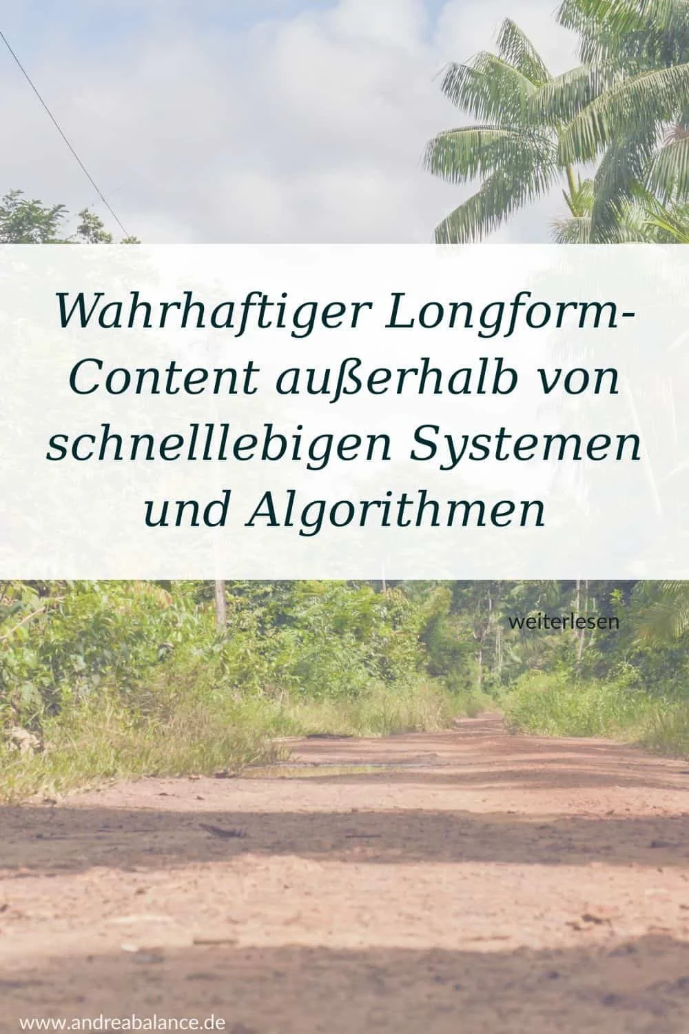 Wahrhaftiger Longform-Content außerhalb von schnelllebigen Systemen und Algorithmen