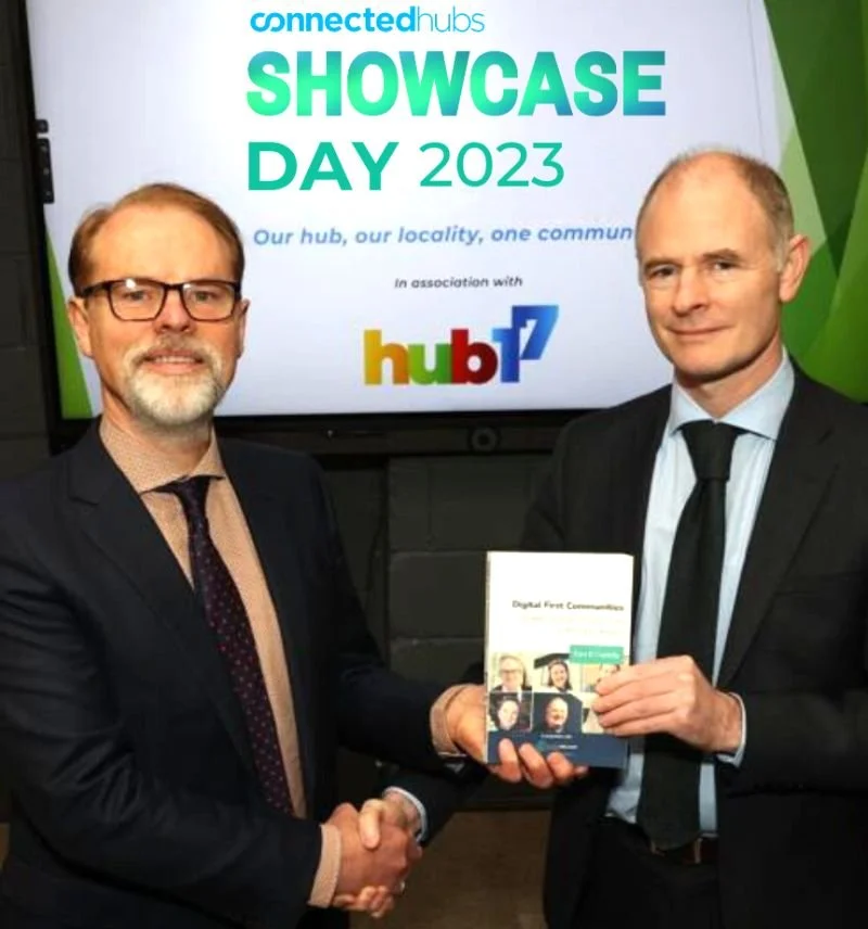 Dargan Institute book on ‘Digital First Communities’ presented to Minister
