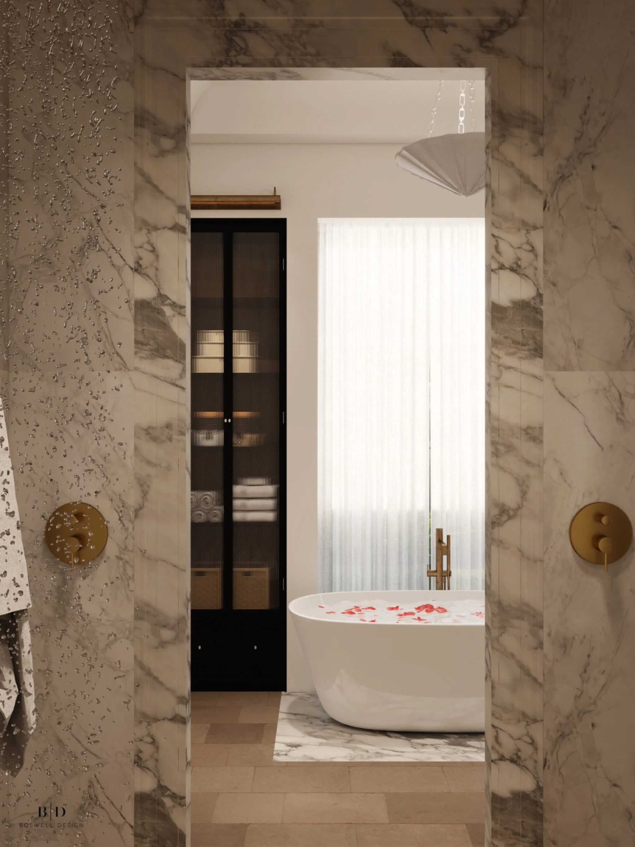 A quiet moment, designed with intention.

Thoughtful materials, soft light, and sculptural details come together to create a space that feels calm, grounded, and refined.

#BoswellDesign #LuxuryInteriors #NewOrleansDesign #NorthshoreDesign #Northshor