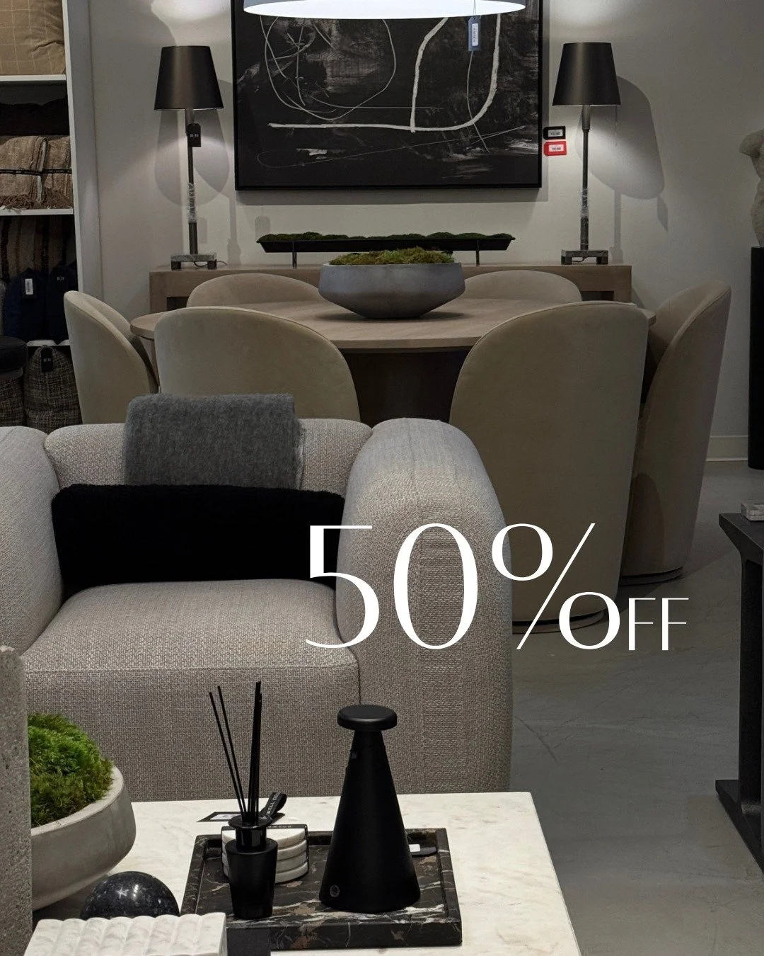 𝟱𝟬% 𝗢𝗙𝗙 𝗦𝗔𝗟𝗘 𝗼𝗻 𝗔𝗟𝗟 𝗜𝗡𝗦𝗧𝗢𝗖𝗞: Furniture, Decor, Art, Pillows, Lighting, and more! ⁣
⁣
Come Shop Boswell Design&rsquo;s Modern Furniture and Home Decor Store in Elmwood.
⁣
𝟱𝟲𝟭𝟲 𝗦𝗮𝗹𝗺𝗲𝗻 𝗦𝘁. 𝗡𝗲𝘄 𝗢𝗿𝗹𝗲𝗮𝗻𝘀, 𝗟𝗔 𝟳?