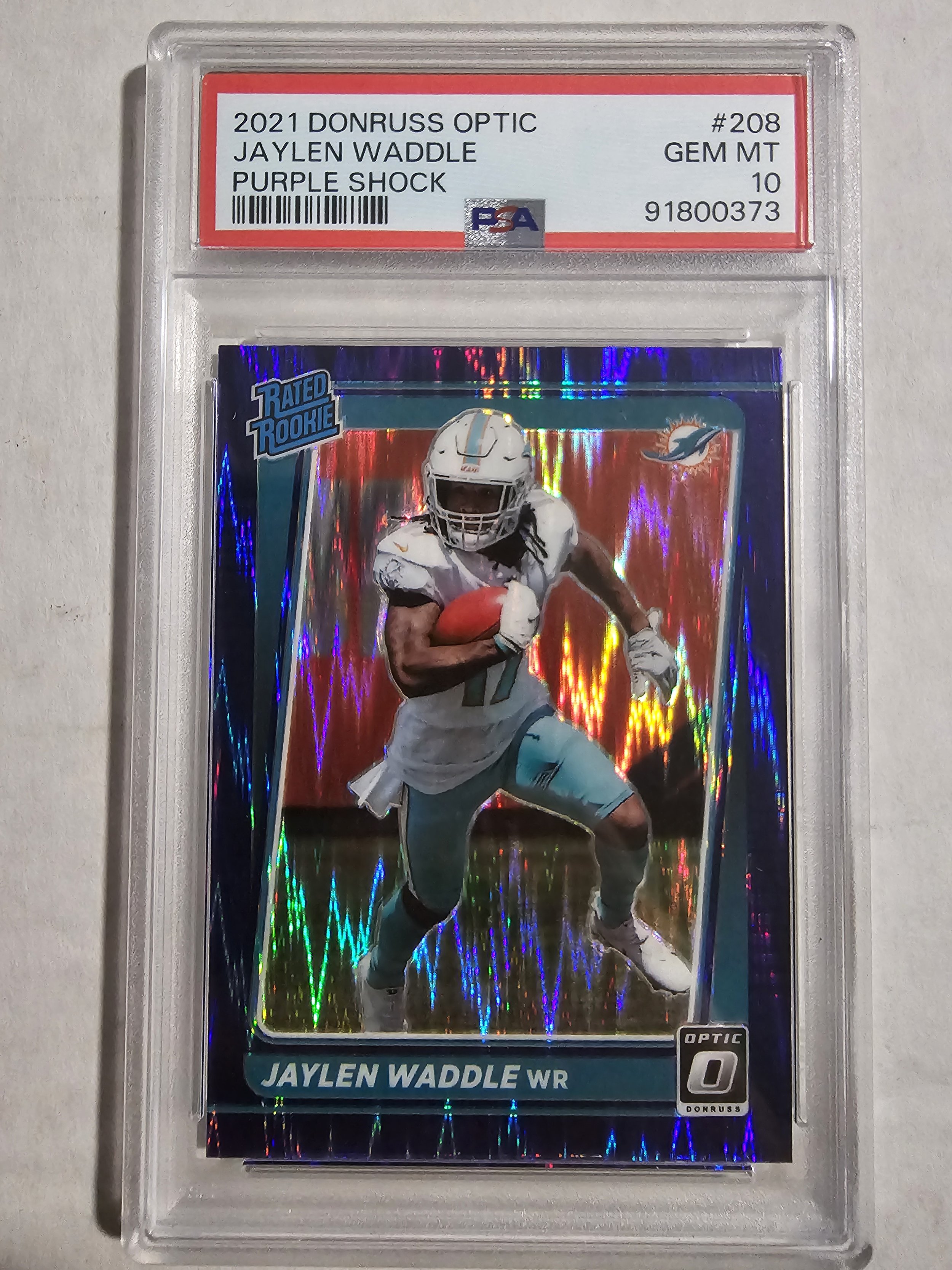 JAYLEN WADDLE PURPLE SHOCK #208 (TCSF2)