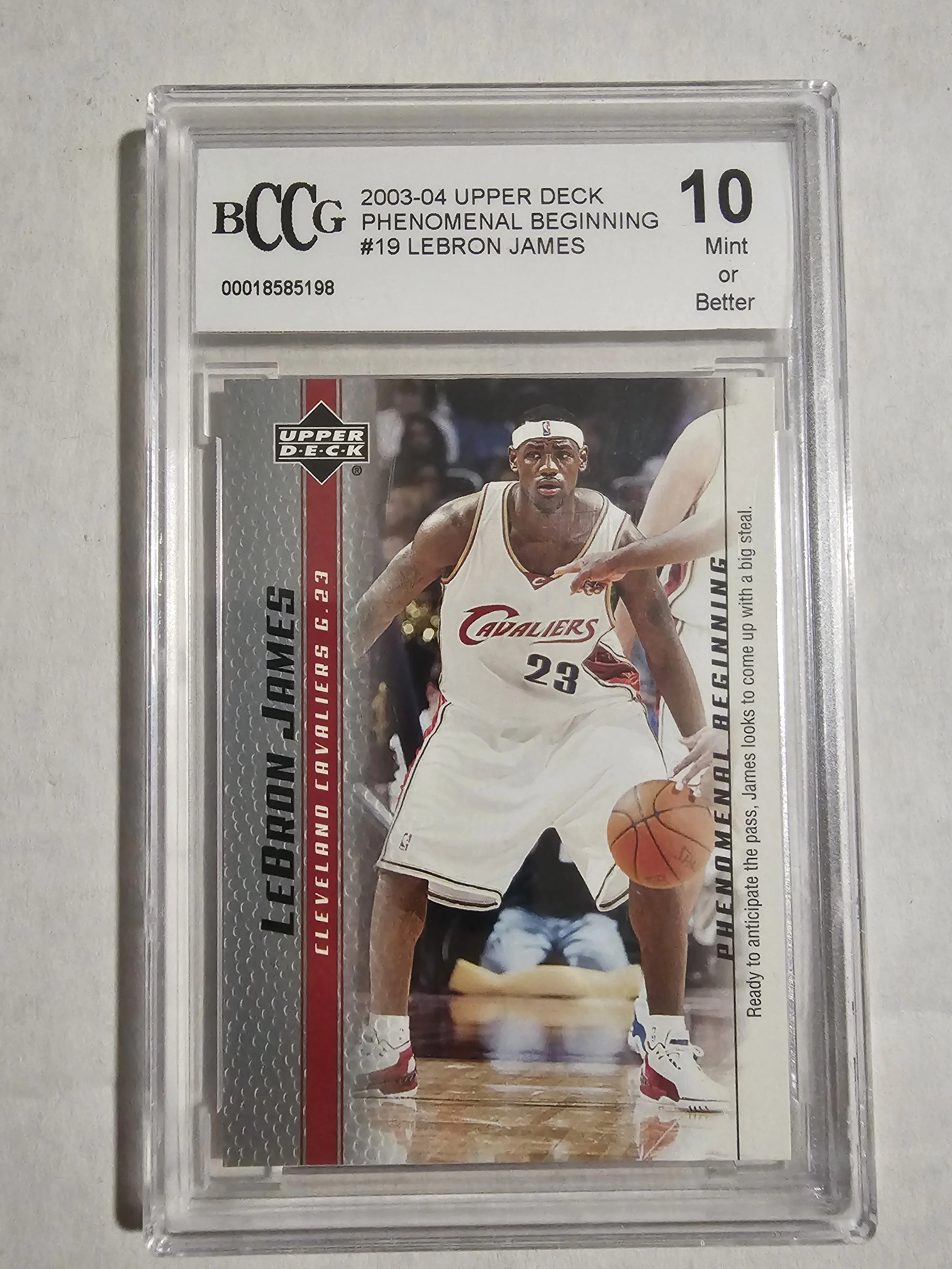 03-04 LeBron James RC #19 (TCSBS)