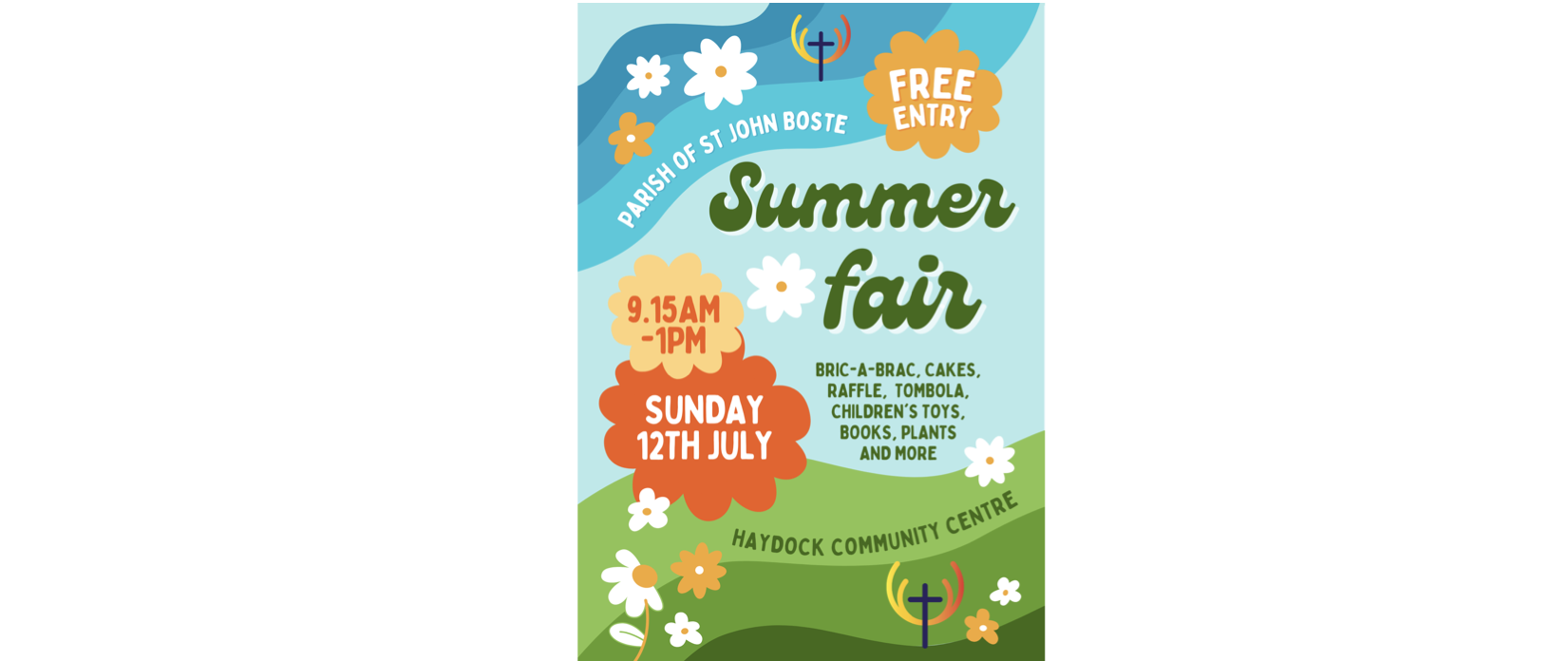 Sun 12 Jly ~ Parish Summer Fair 