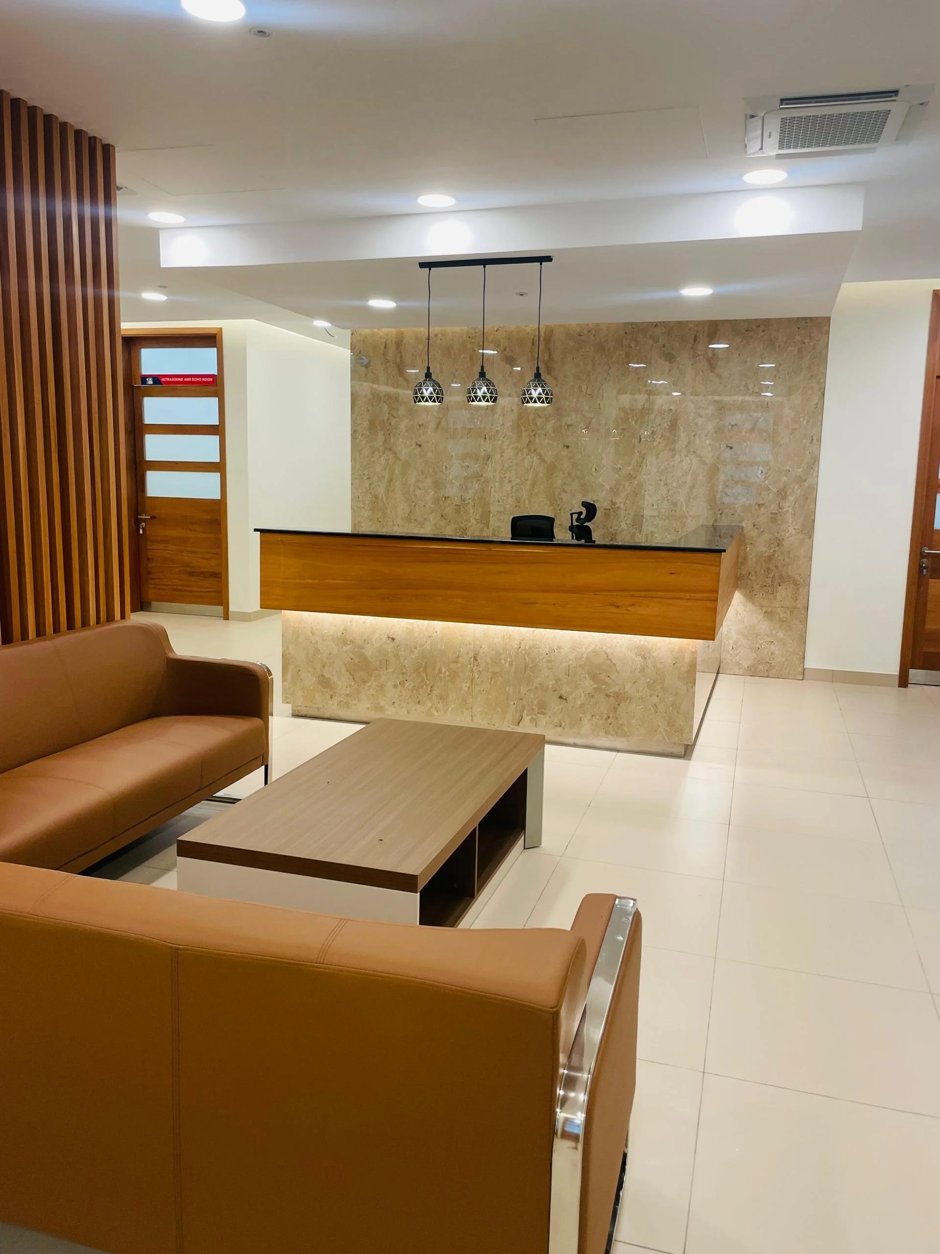 Reception area Muhimbili National Hospital Mloganzila