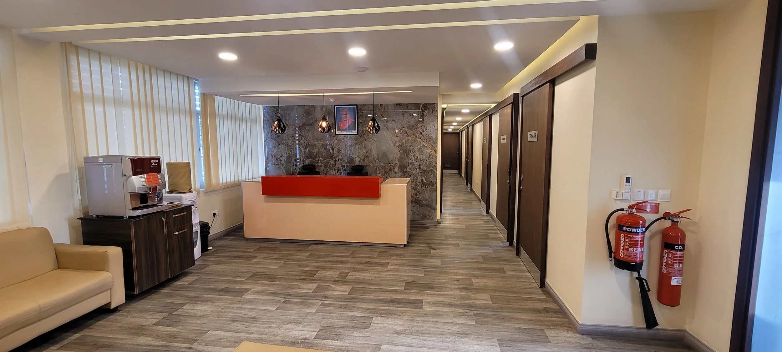 The Muhimbili National Hospital VIP wing.