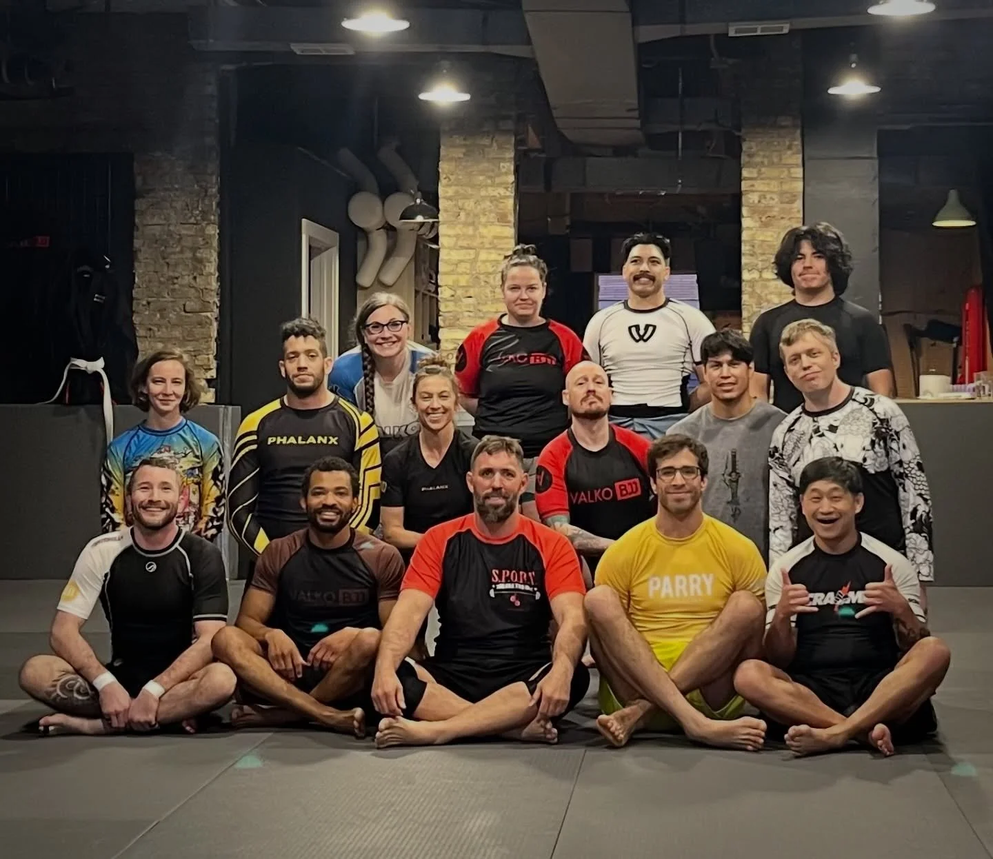 Pop up class with Brad Schneider @schneibley . #bjj #valkobjj #jiujitsu