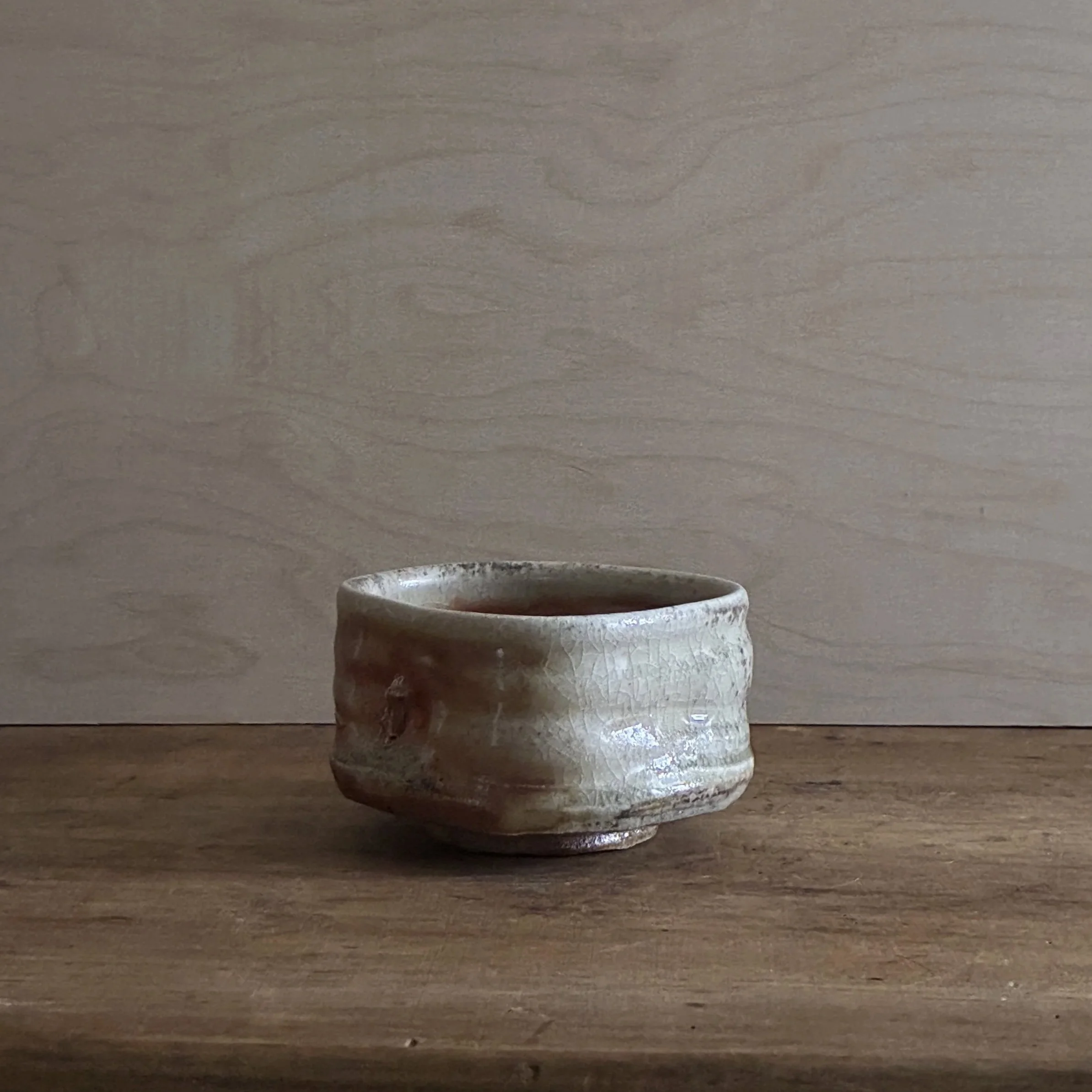 Woodfired shino chawan