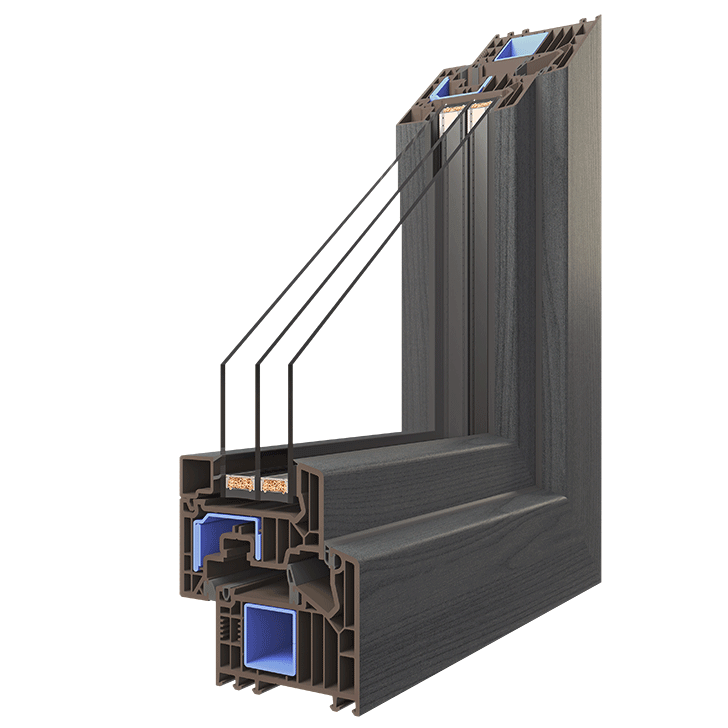 Oknoplast Pava window corner