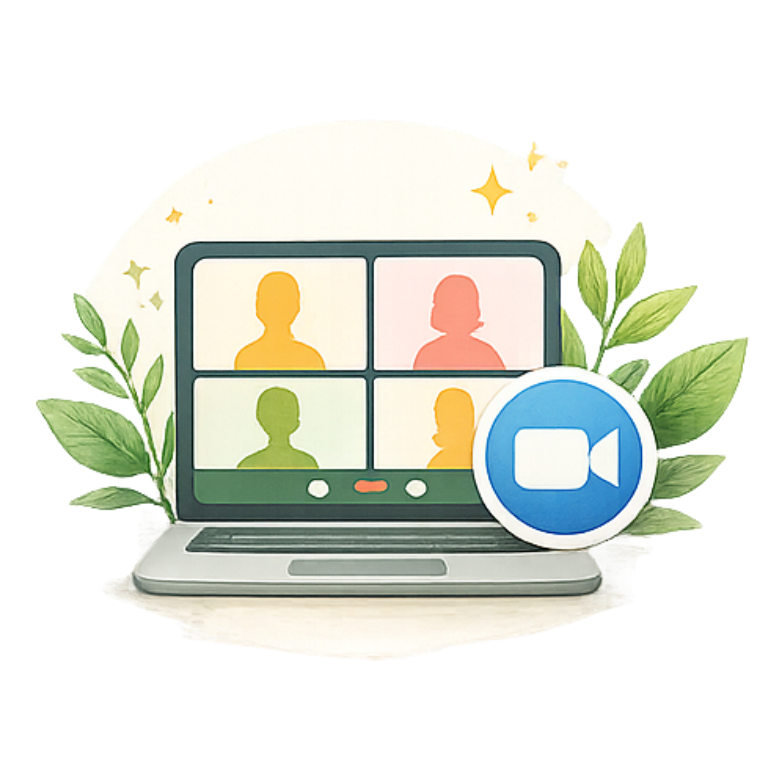 Icon - Laptop und Zoom Icon