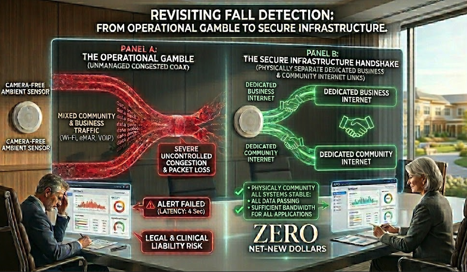 The Problem with Camera-Free AI Fall Detection: Why Your Network Might Fail Your Residents