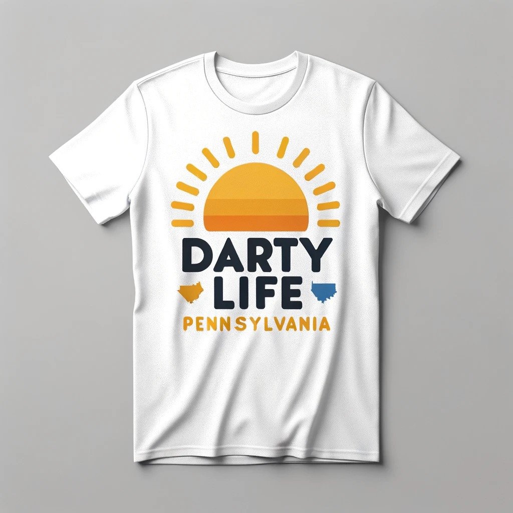 Darty Life Pennsylvania T-Shirt