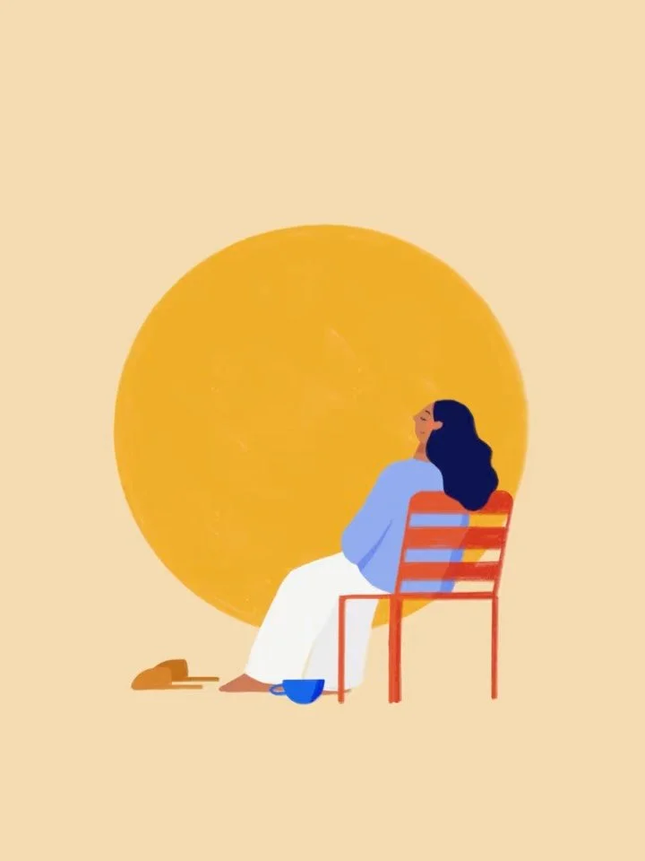 Was macht ihr so bei dem sch&ouml;nen Wetter? 🌞 (Ich bin auf jeden Fall Team in der Sonne Kaffee trinken 🙂&zwj;↕️)

#peopleillustration #illustratedpeople