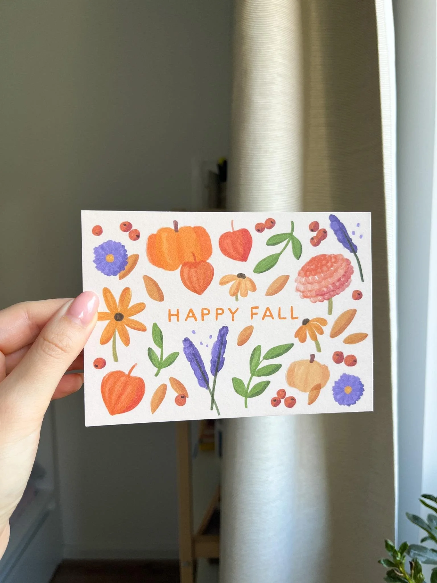 Happy Fall Postkarte A6 – Ansicht 3
