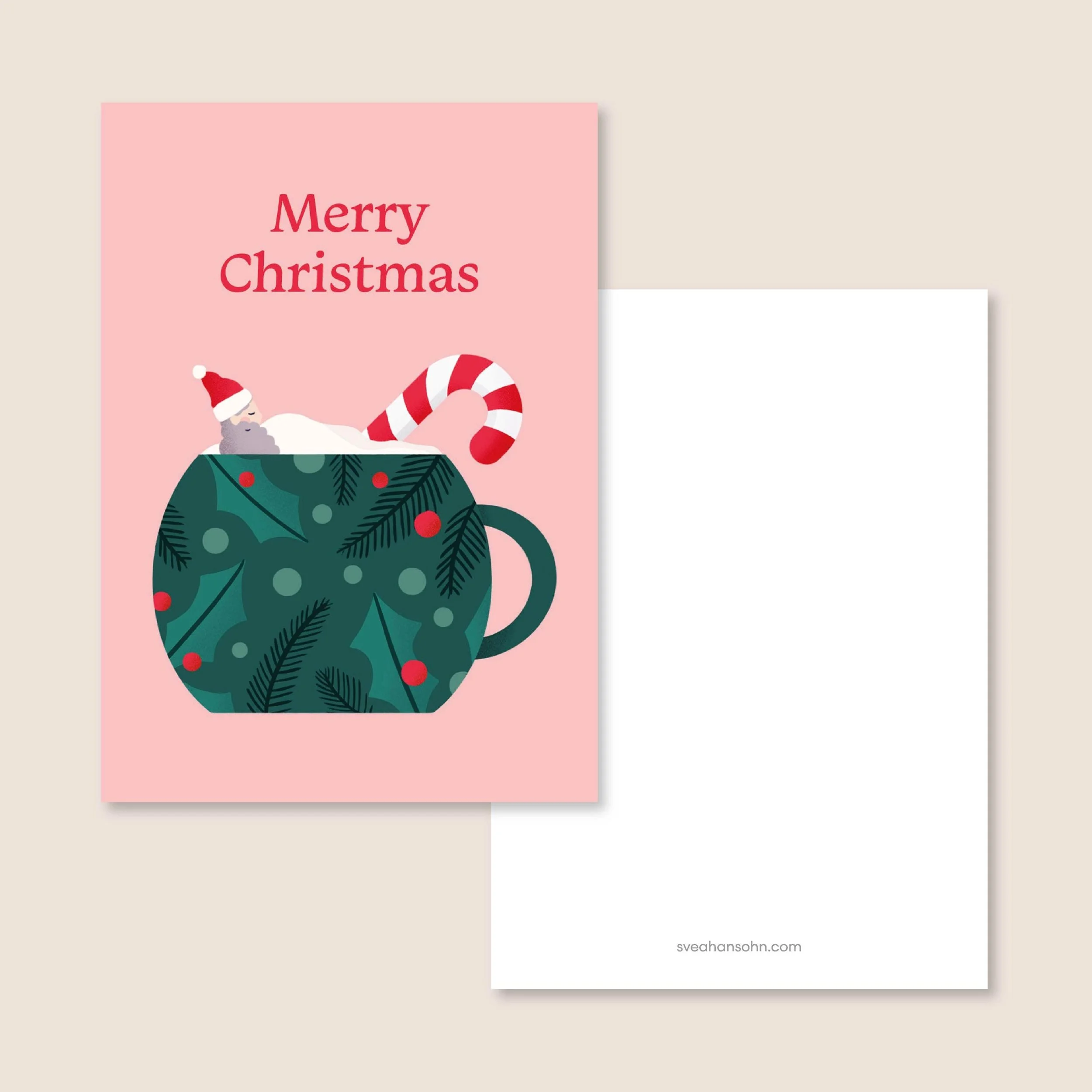 Illustrierte Weihnachtskarten 6er Set – Ansicht 5
