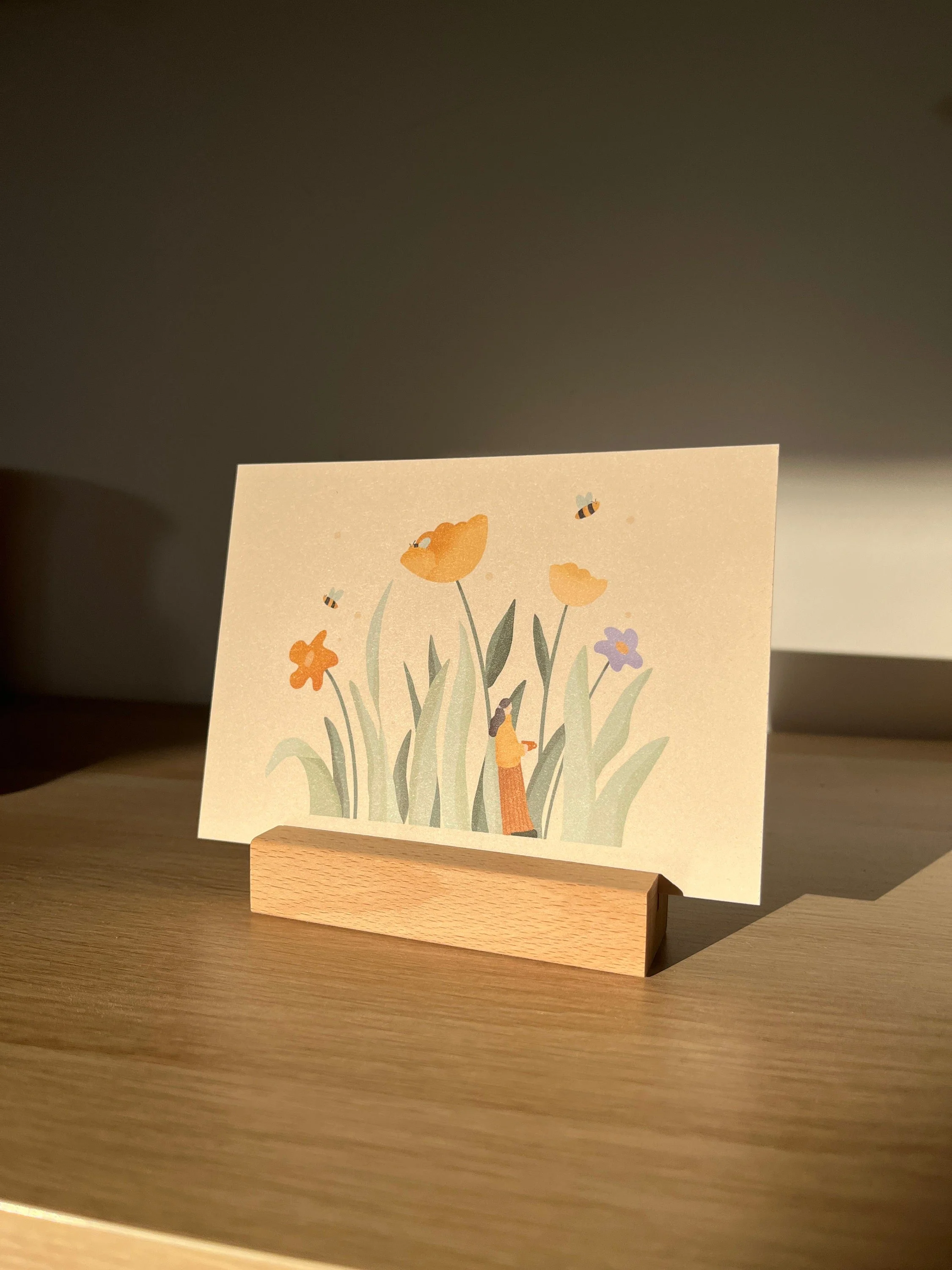Blumenwiese Postkarte A6 – Ansicht 4
