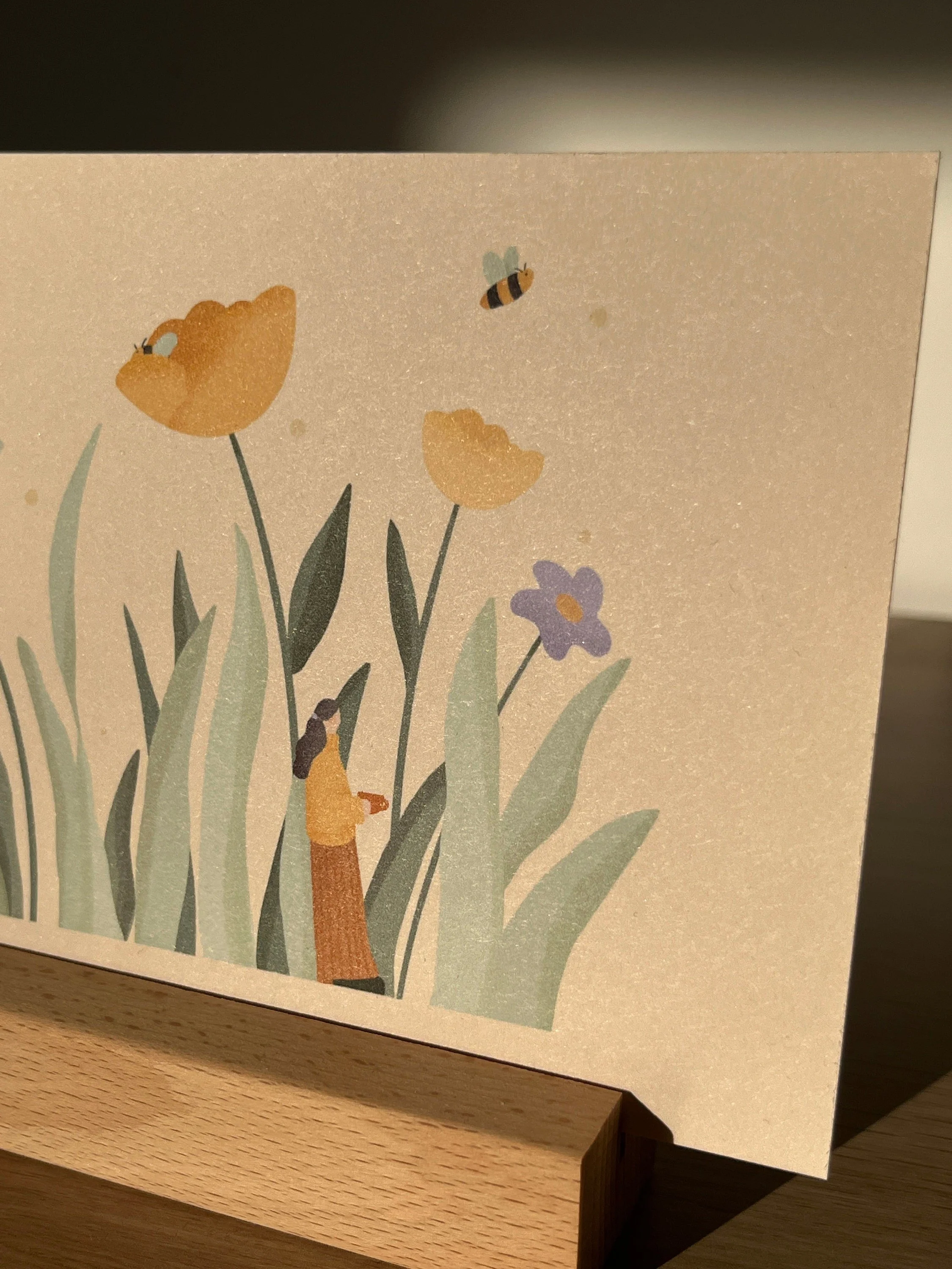 Blumenwiese Postkarte A6 – Ansicht 5
