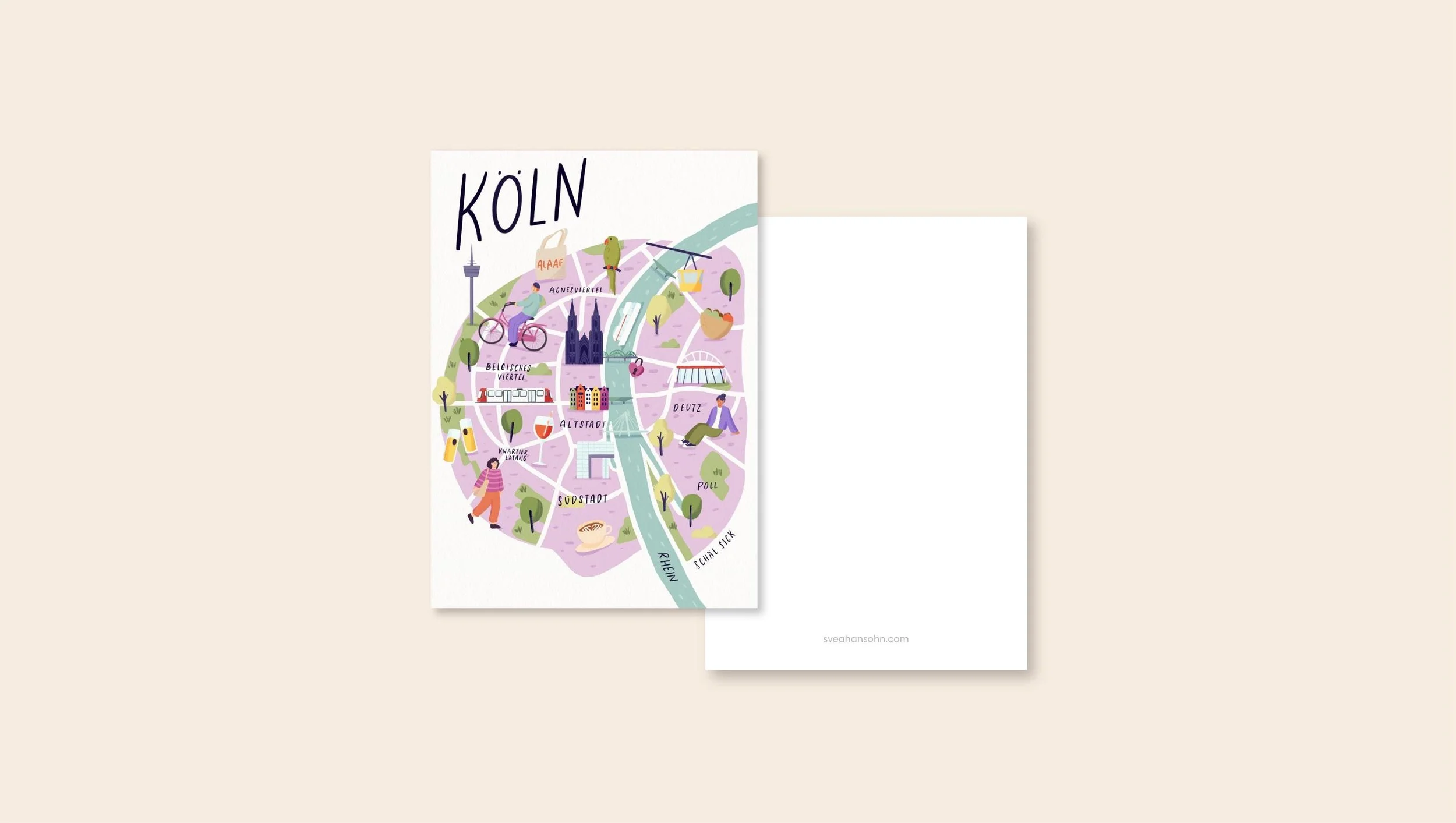 Köln Postkarte A6 – Ansicht 2