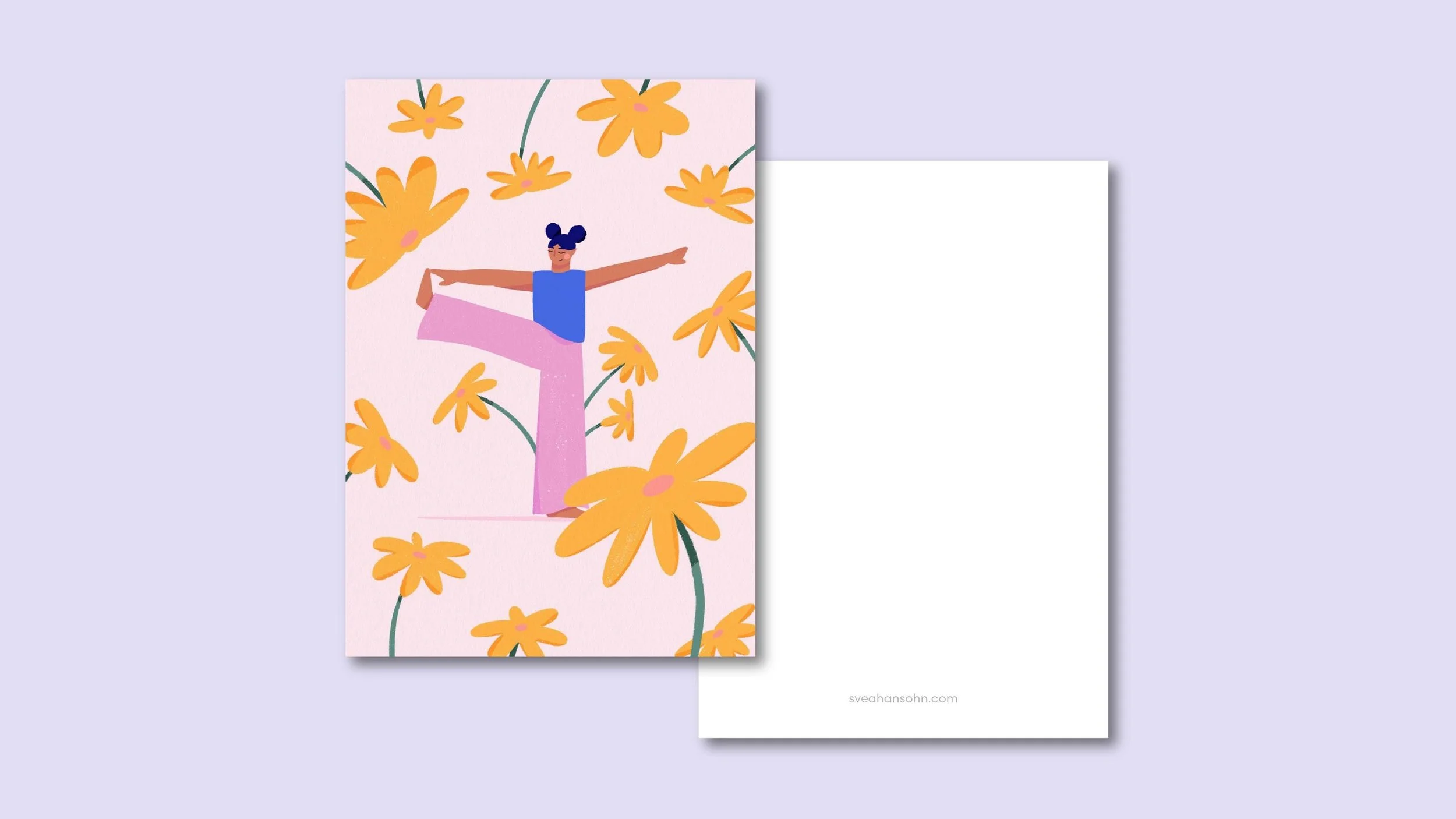 Blumentanz Postkarte A6 – Ansicht 2