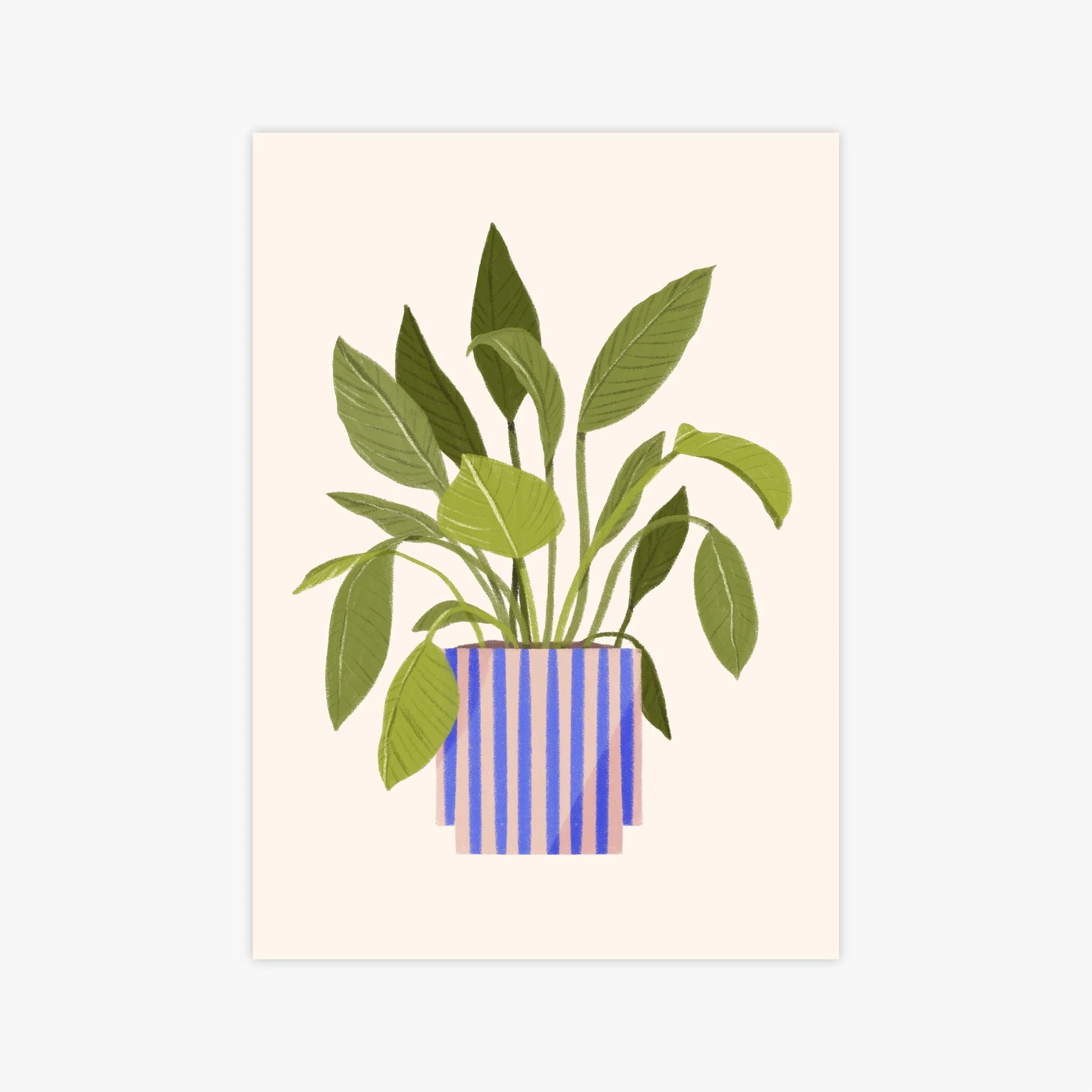 Topfpflanze Kunstdruck – Illustration von Svea Hansohn