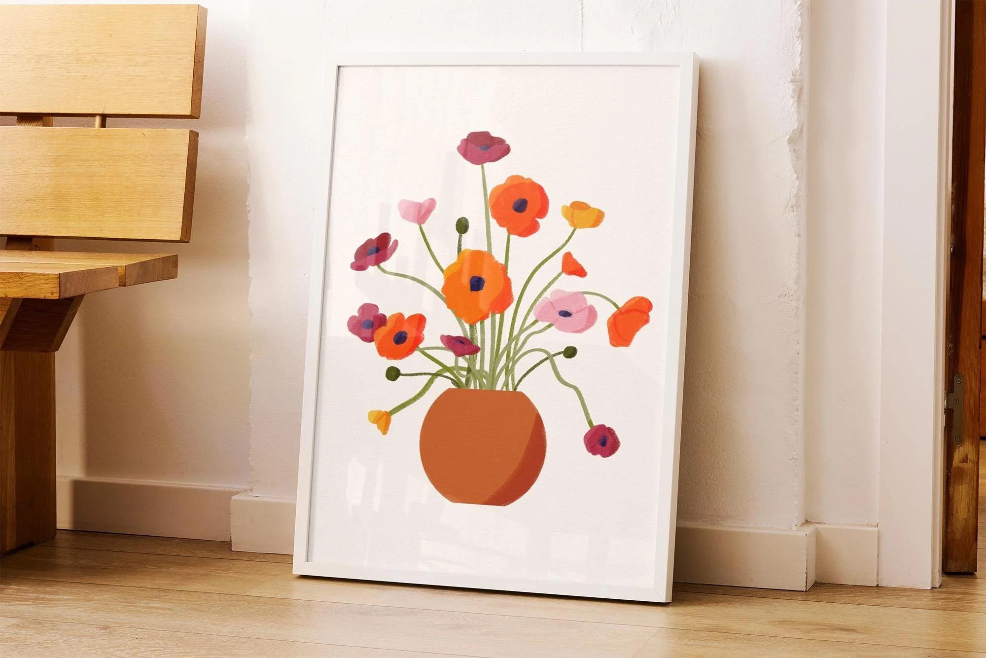 Mohnblumen Kunstdruck – Ansicht 2