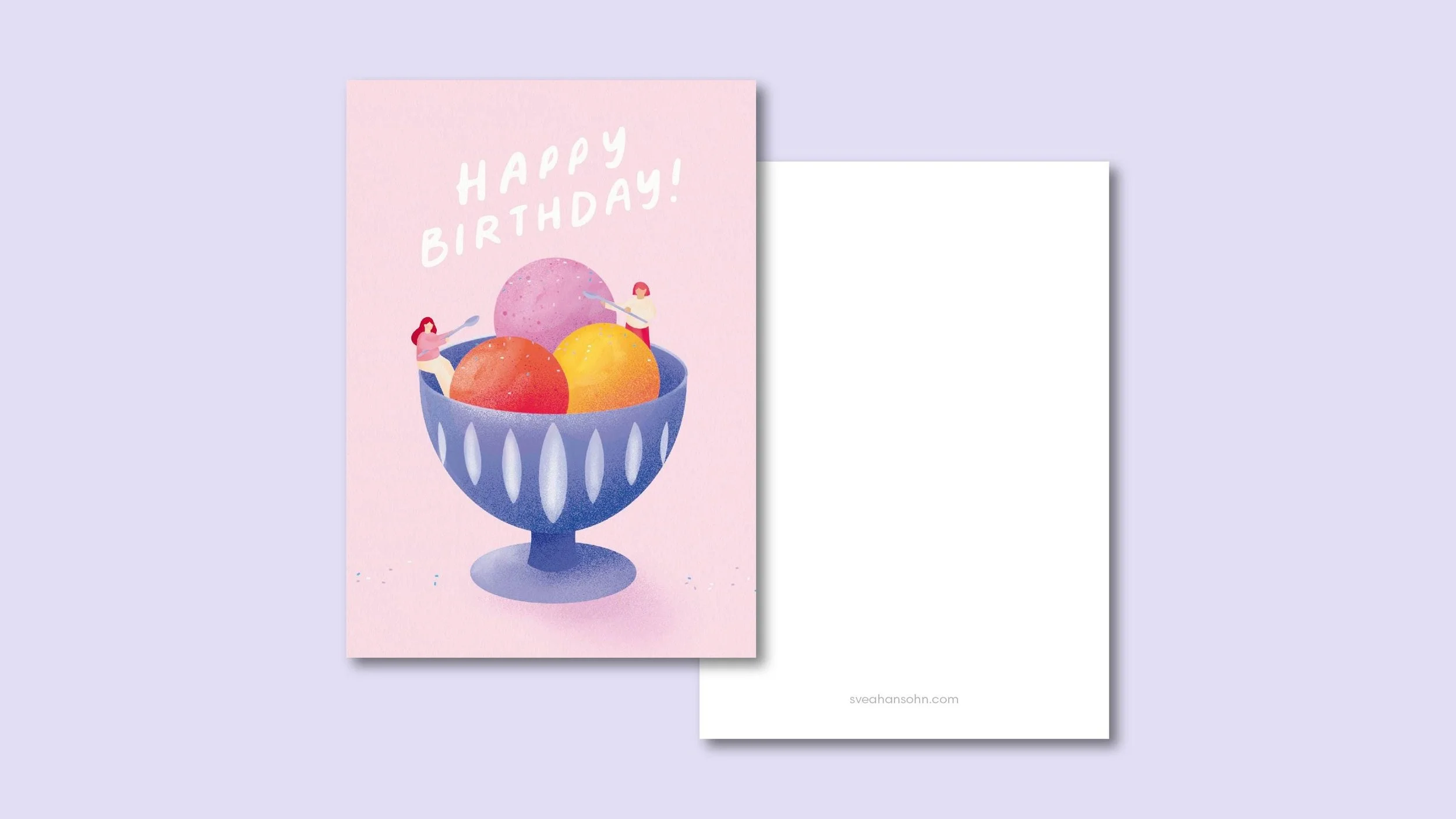 Happy Birthday 3er Postkartenset – Ansicht 4