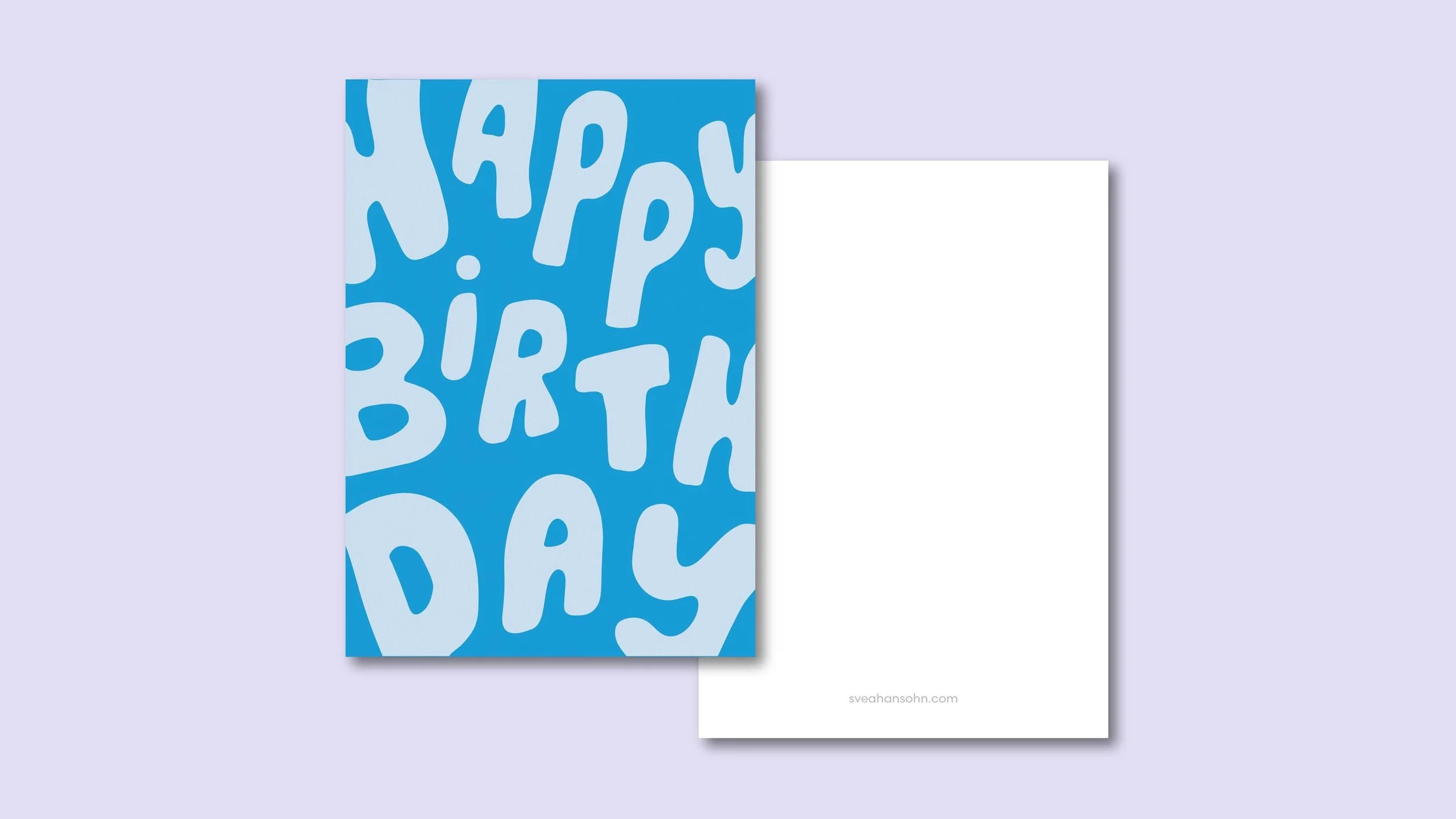 Geburtstagskarte Lettering Postkarte A6 – Ansicht 4