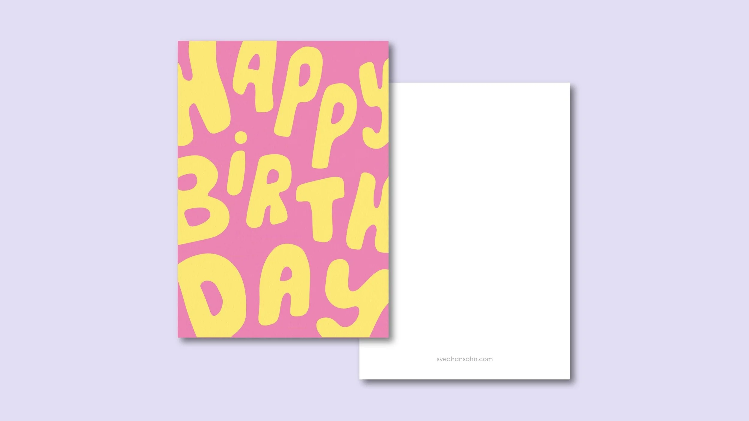 Geburtstagskarte Lettering Postkarte A6 – Ansicht 5