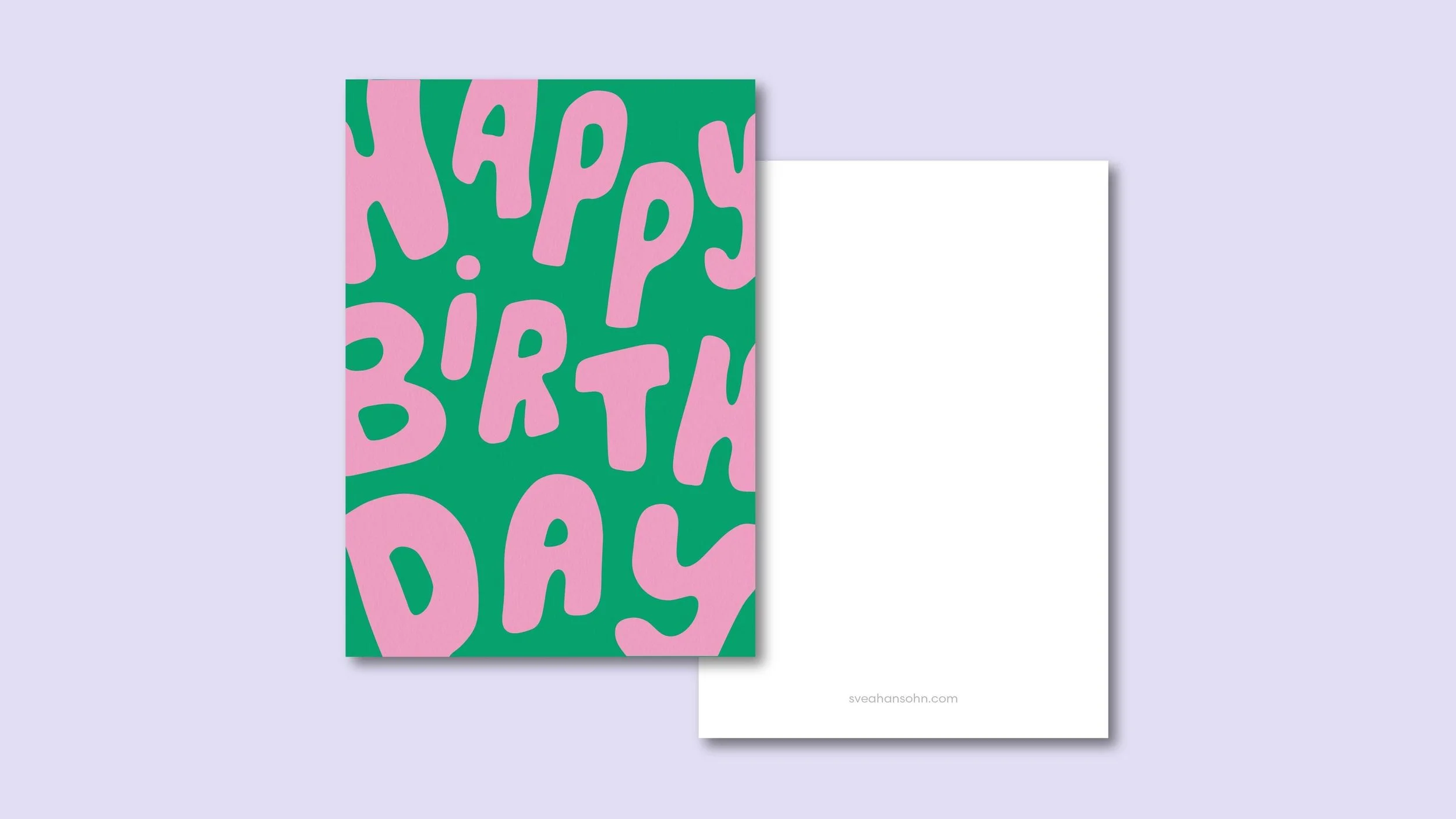 Geburtstagskarte Lettering Postkarte A6 – Ansicht 6