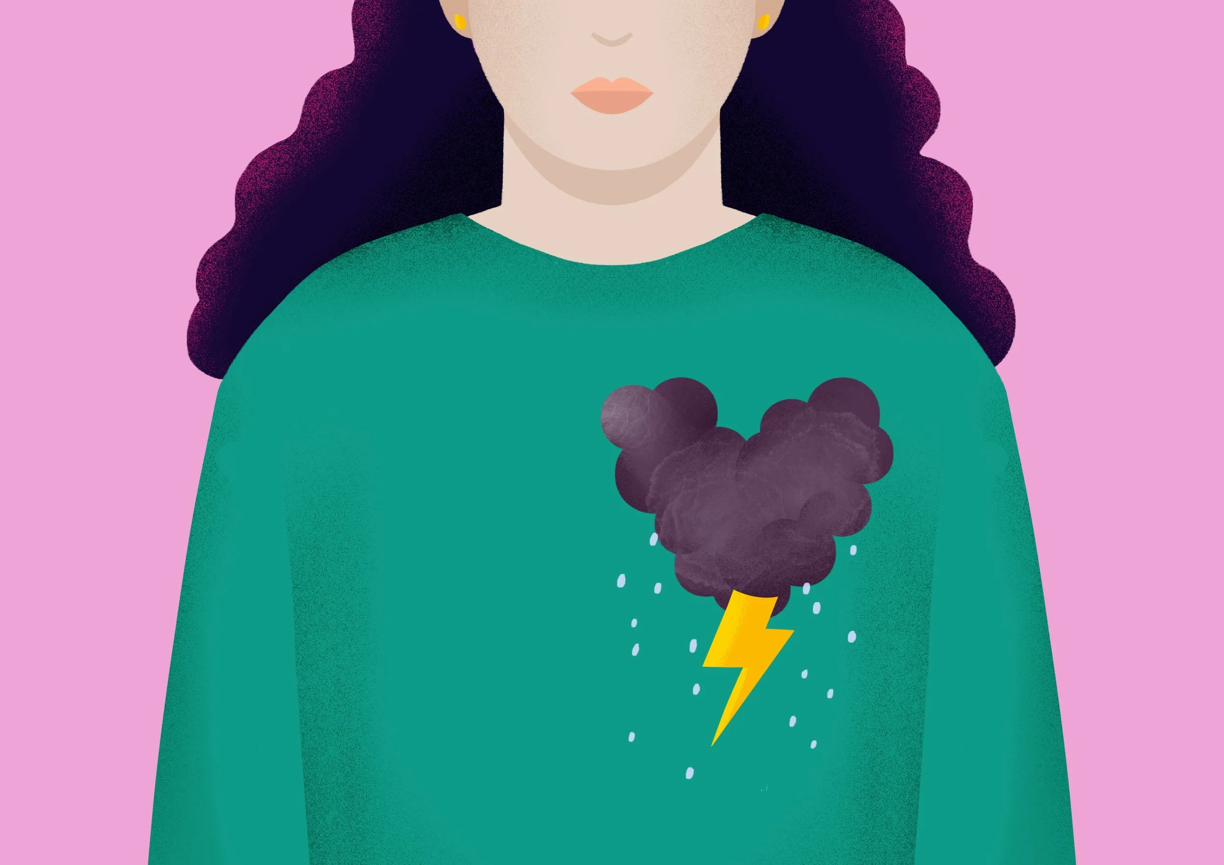 Angepamptes Herz – Editorial Illustration