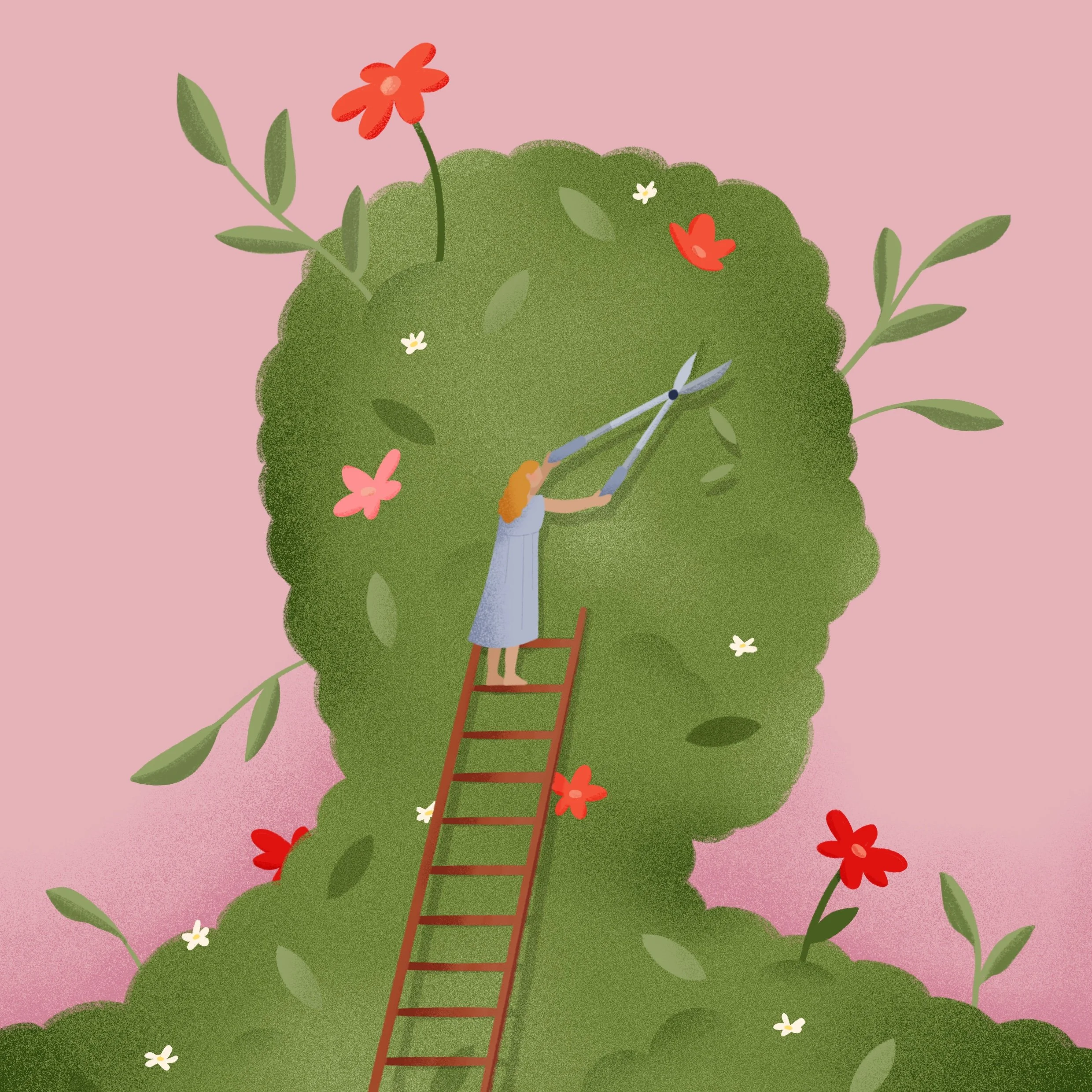 Self care – Editorial Illustration