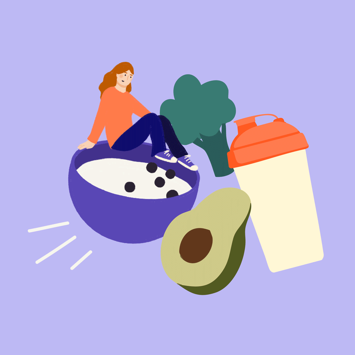 femify – Fitness & Health Illustrations