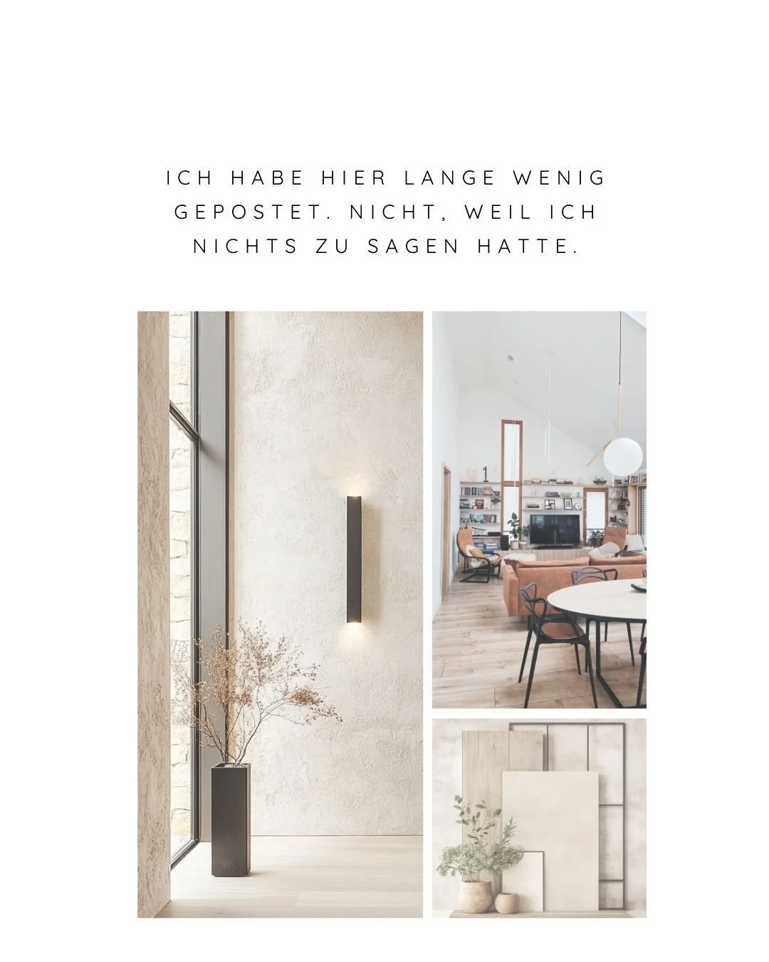 Ich habe hier lange wenig gepostet. Nicht, weil ich nichts zu sagen hatte.
Sondern weil ich Klarheit wollte.

Wof&uuml;r stehe ich?
Was will ich hier zeigen?

Ich plane Wohnh&auml;user.
Mehrfamilienh&auml;user.
Mit Fokus auf Struktur, Funktion und la