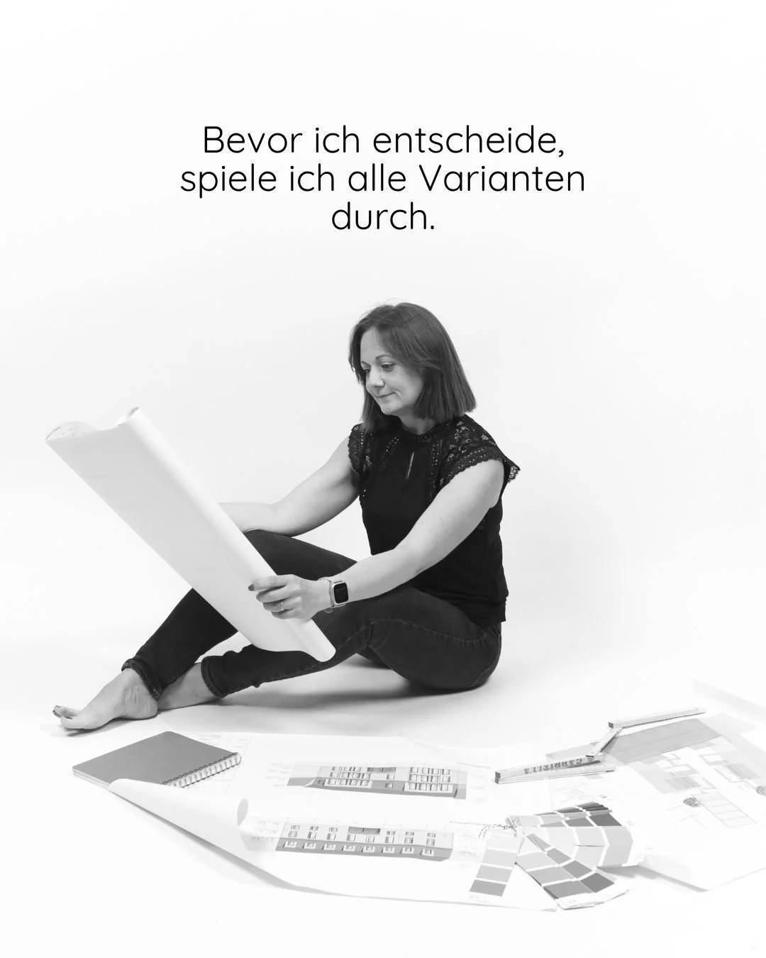 Ich plane nicht nur H&auml;user.
Ich plane, wie Menschen leben. 
Bevor ich eine Entscheidung treffe,
spiele ich alle Varianten durch.