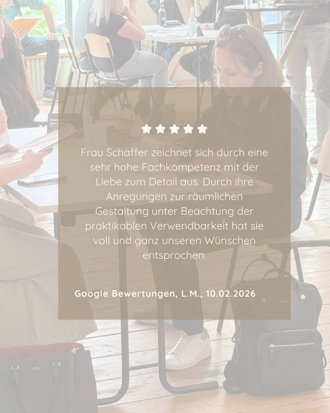 Jedes Projekt ist ein gemeinsamer Weg.
Wenn Bauherren am Ende sagen: &bdquo;Genau so haben wir es uns vorgestellt&ldquo;,
wei&szlig; ich, dass der Prozess getragen hat.