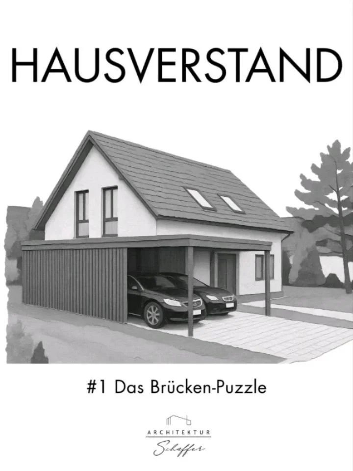 Hausverstand #1: Wenn das Grundst&uuml;ck die Regie &uuml;bernimmt. 

Ein Graben an der Stra&szlig;e, eine einzige Br&uuml;cke als Nadel&ouml;hr und ein Baufenster, das mit gerade 
einmal 11 Metern Breite kaum Spielraum l&auml;sst: Dieses Projekt w