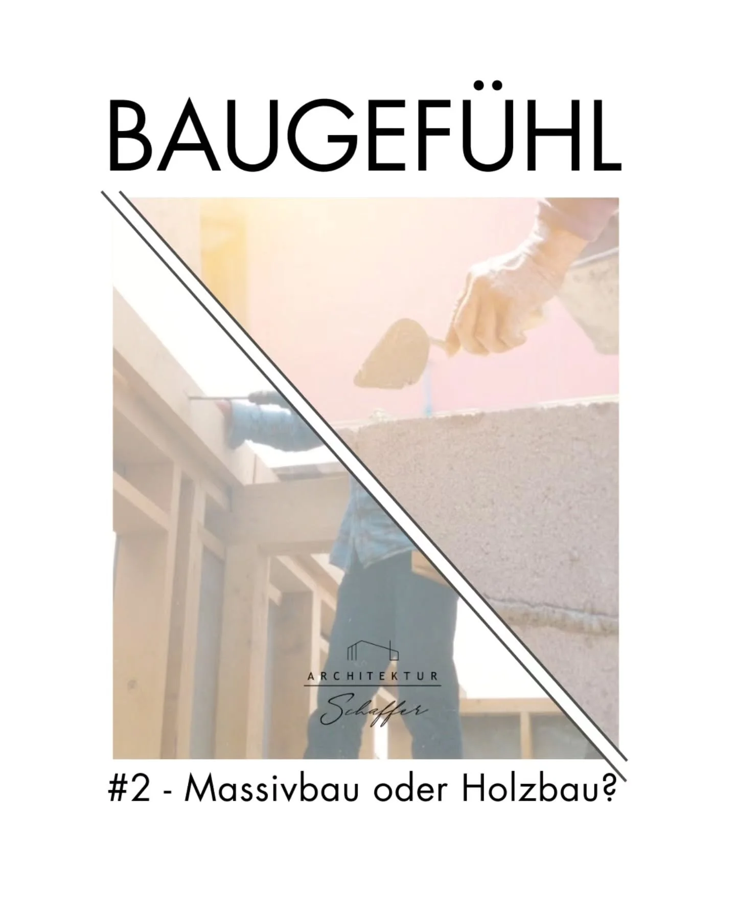 Holzbau oder Massivbau &ndash;
wie trifft man hier eigentlich die richtige Entscheidung?
Dabei lohnt es sich, genauer hinzusehen.
Beide Bauweisen haben eine lange Tradition.
Und beide k&ouml;nnen sehr gut funktionieren &ndash; wenn sie richtig ge