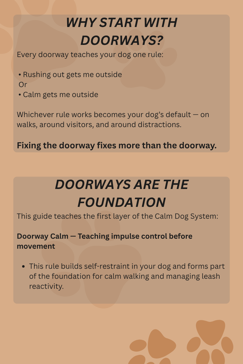 WHY START WITH DOORWAYS?