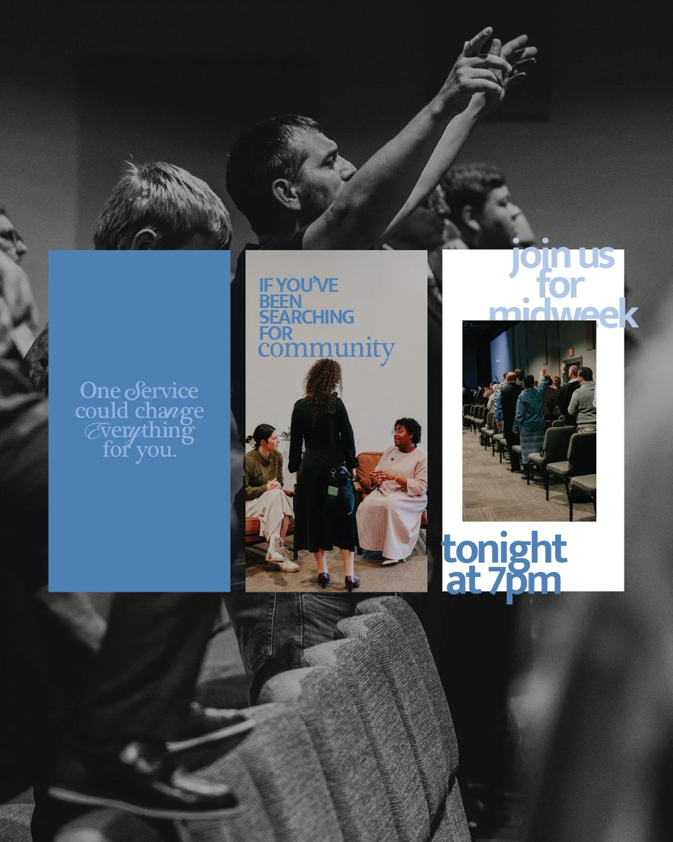 This is your sign. Join us for Midweek tonight 💙