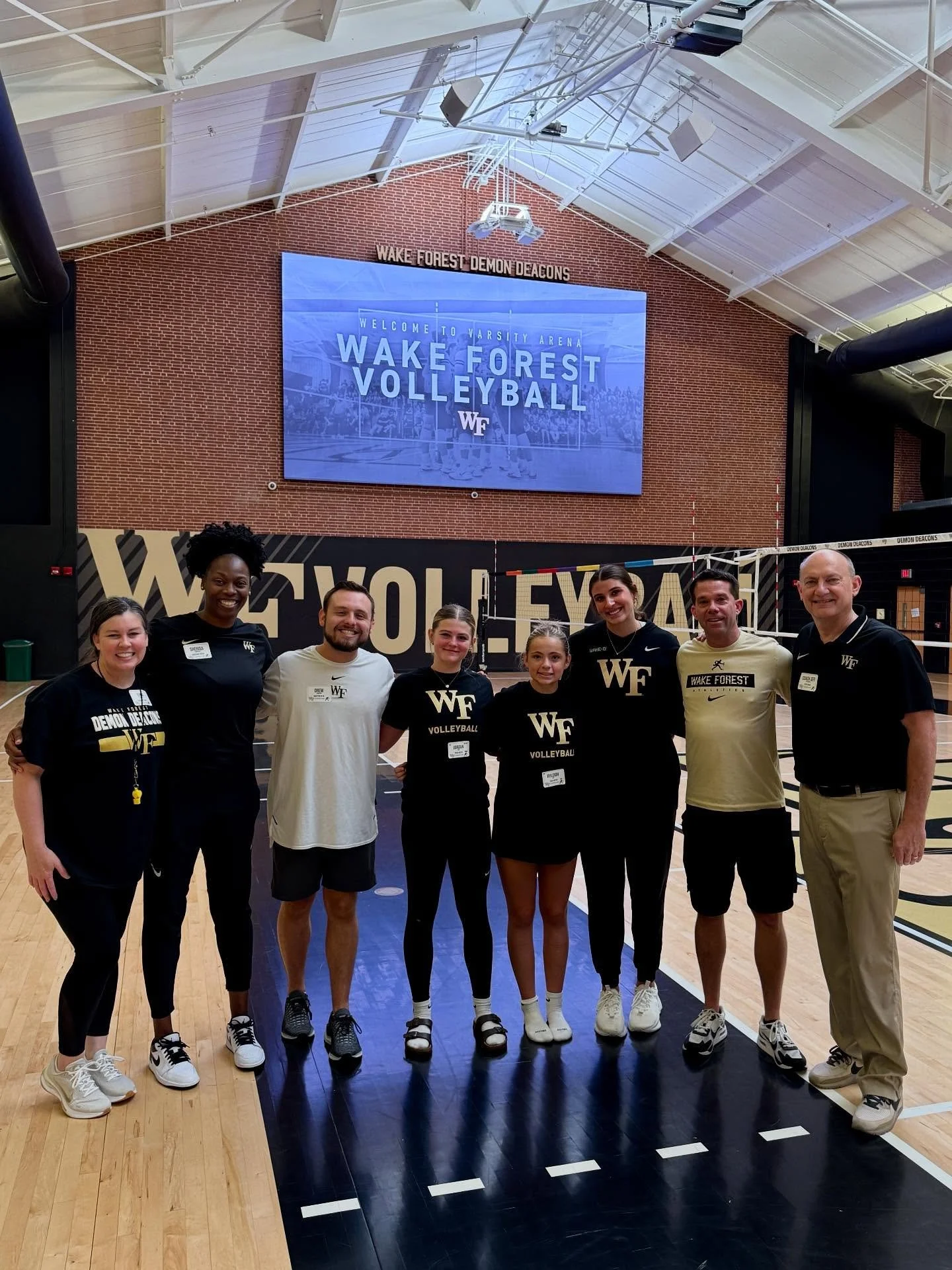 Had a good time with all the playing and private training we did at Wake Forest&rsquo;s Competition Camp! It was great meeting the players and the new coaching staff, they brought a lot of energy. We also got to explore the campus a little bit.🏐🖤🎩