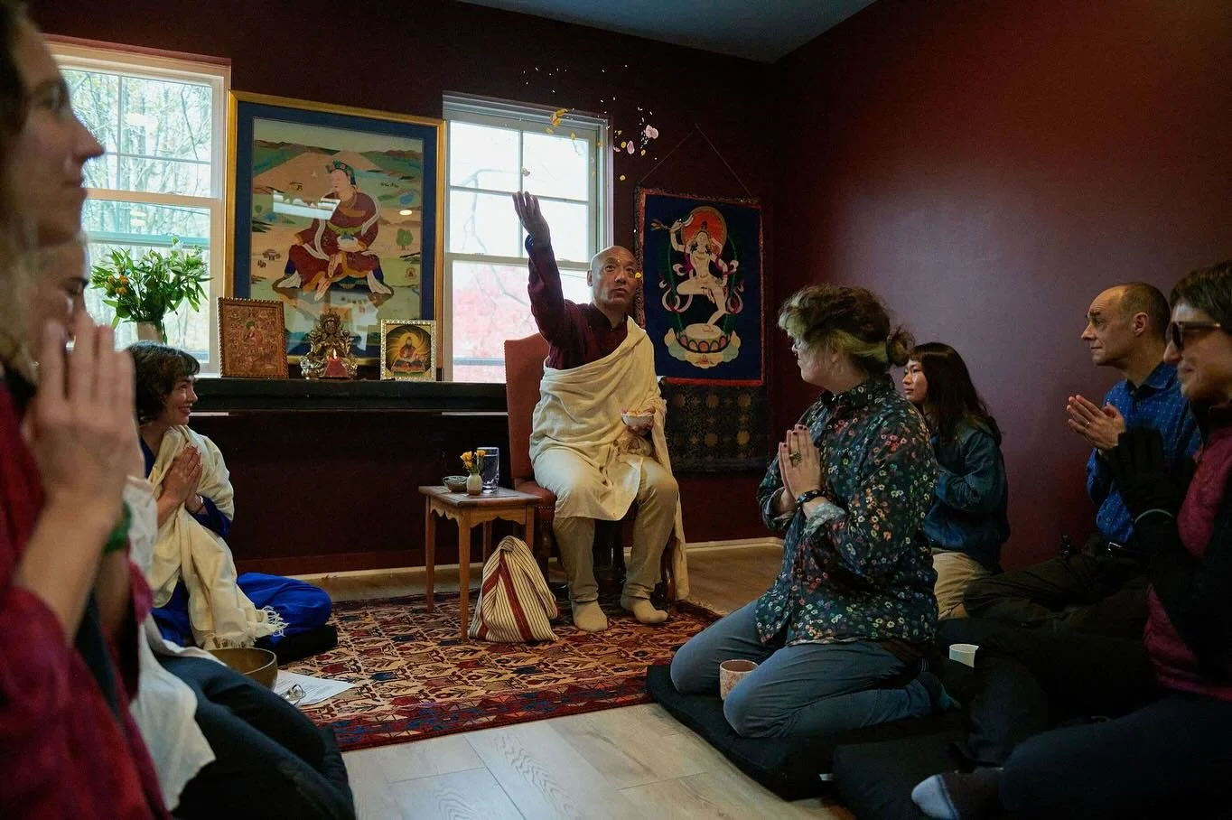 Thank you to everyone who joined Heart Sangha for the opening of our temple, Padma Od! Thank you to Anam Thubten Rinpoche for doing the ceremony with such kindness! Our hearts are full with the joy and blessings of the day ❤️ 

Photos are by @kiralux