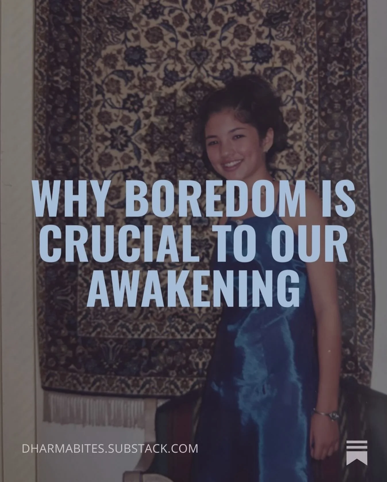 New post on DHARMA BITES about Sunisa&rsquo;s shopping and prom days 😂 and how the boredom, in this case of teenage years, is part of what leads to the determination to turn away from Samsara. She shouts out Tower Records 🌸 Siam Square 🌸 and the l