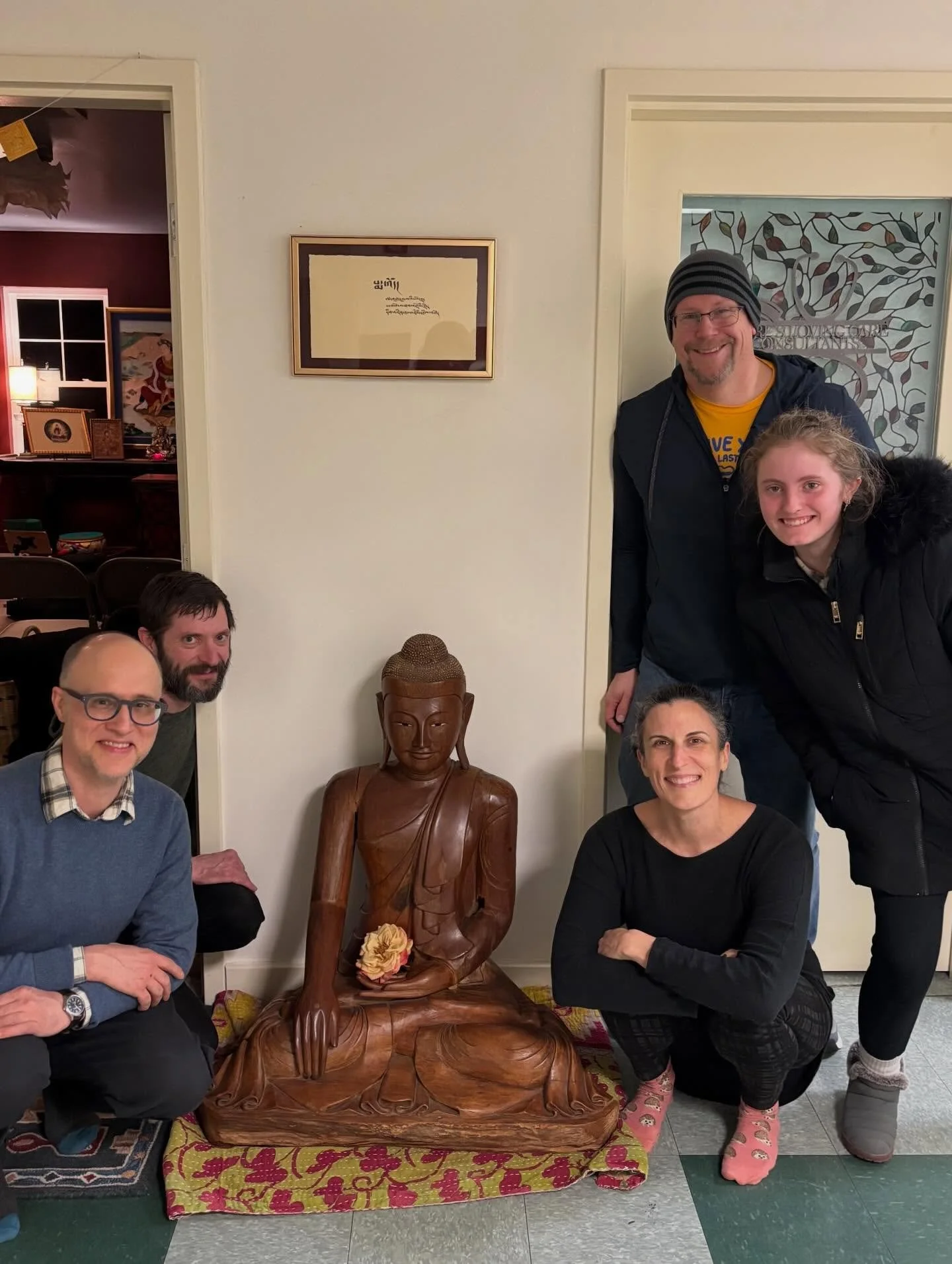 We&rsquo;re welcoming an incredible donation of a huge Southeast Asian Buddha to the temple. Our best guess is that it&rsquo;s Burmese. Thank you to the person who decided to repatriate it 🙏🏼 Thank you to all the volunteers pictured here who got it